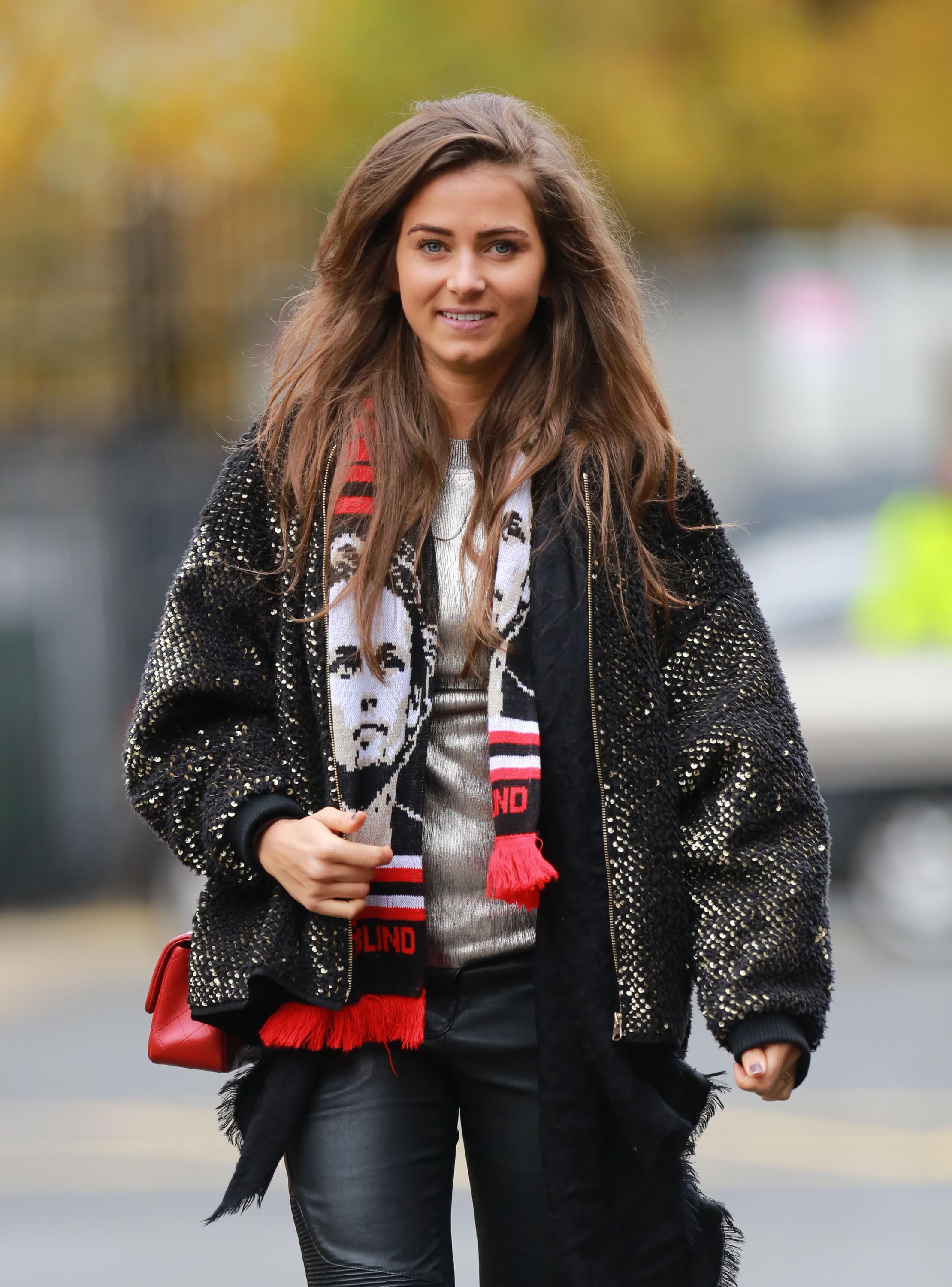 Candy Rae Fleur arriving at Old Trafford