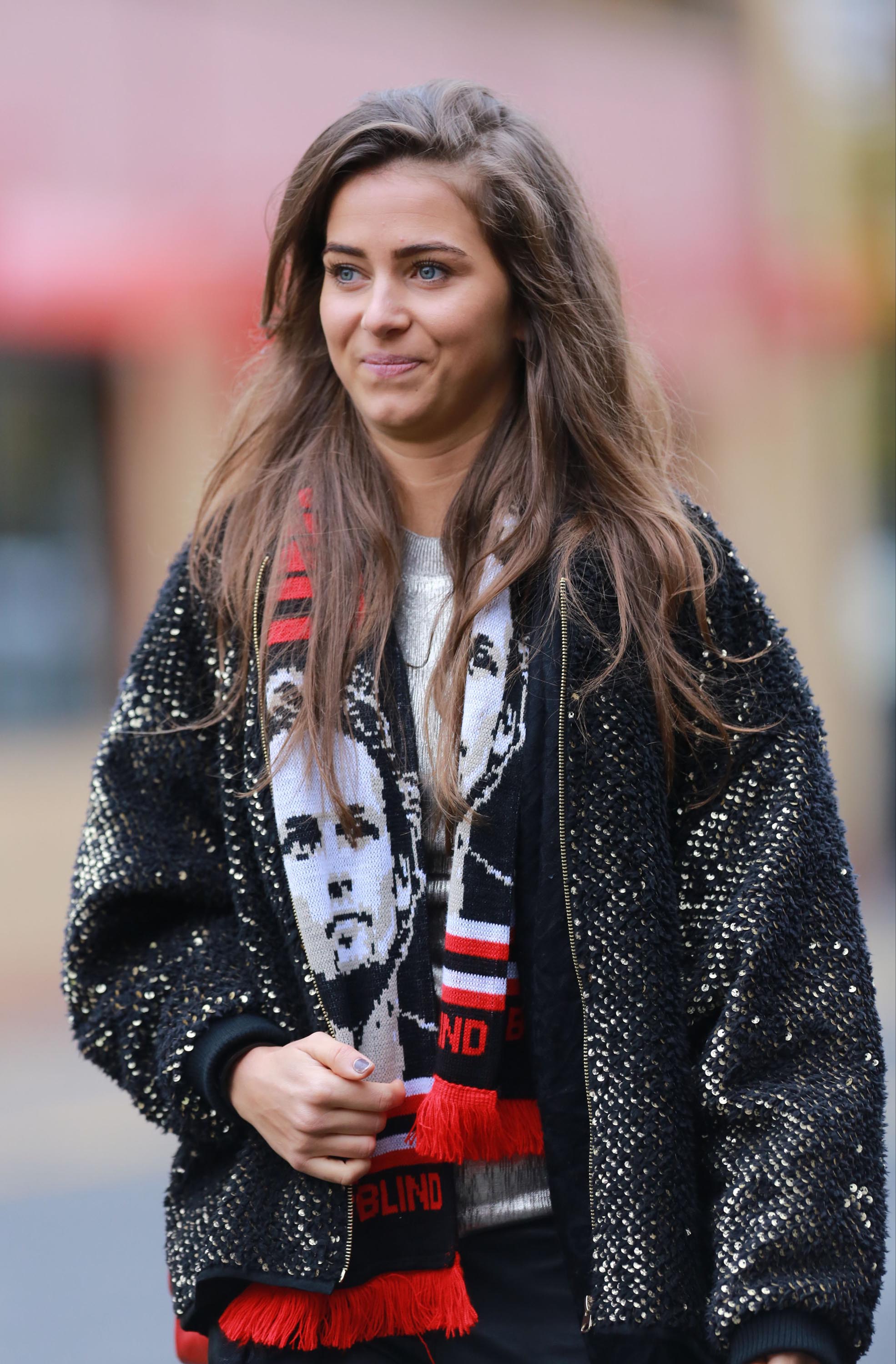 Candy Rae Fleur arriving at Old Trafford