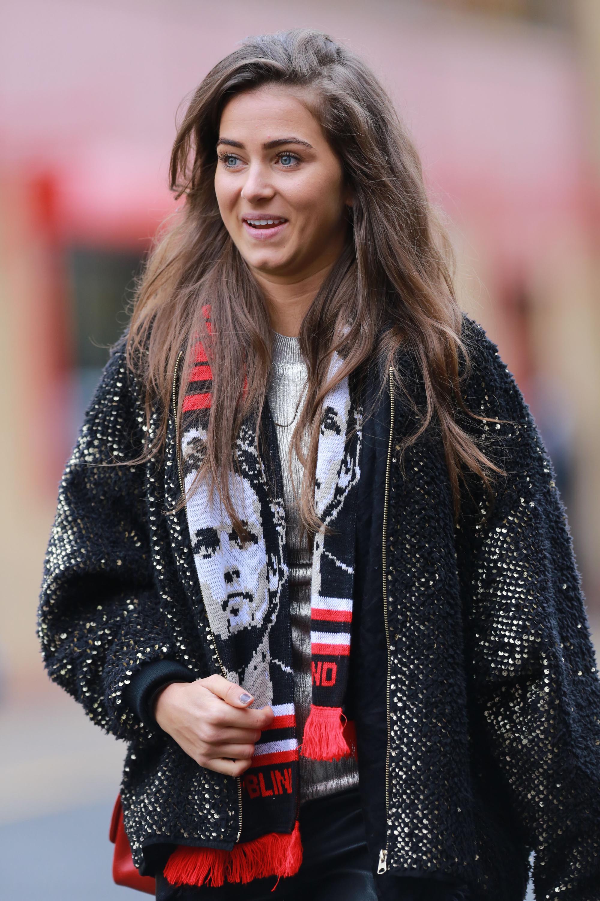 Candy Rae Fleur arriving at Old Trafford