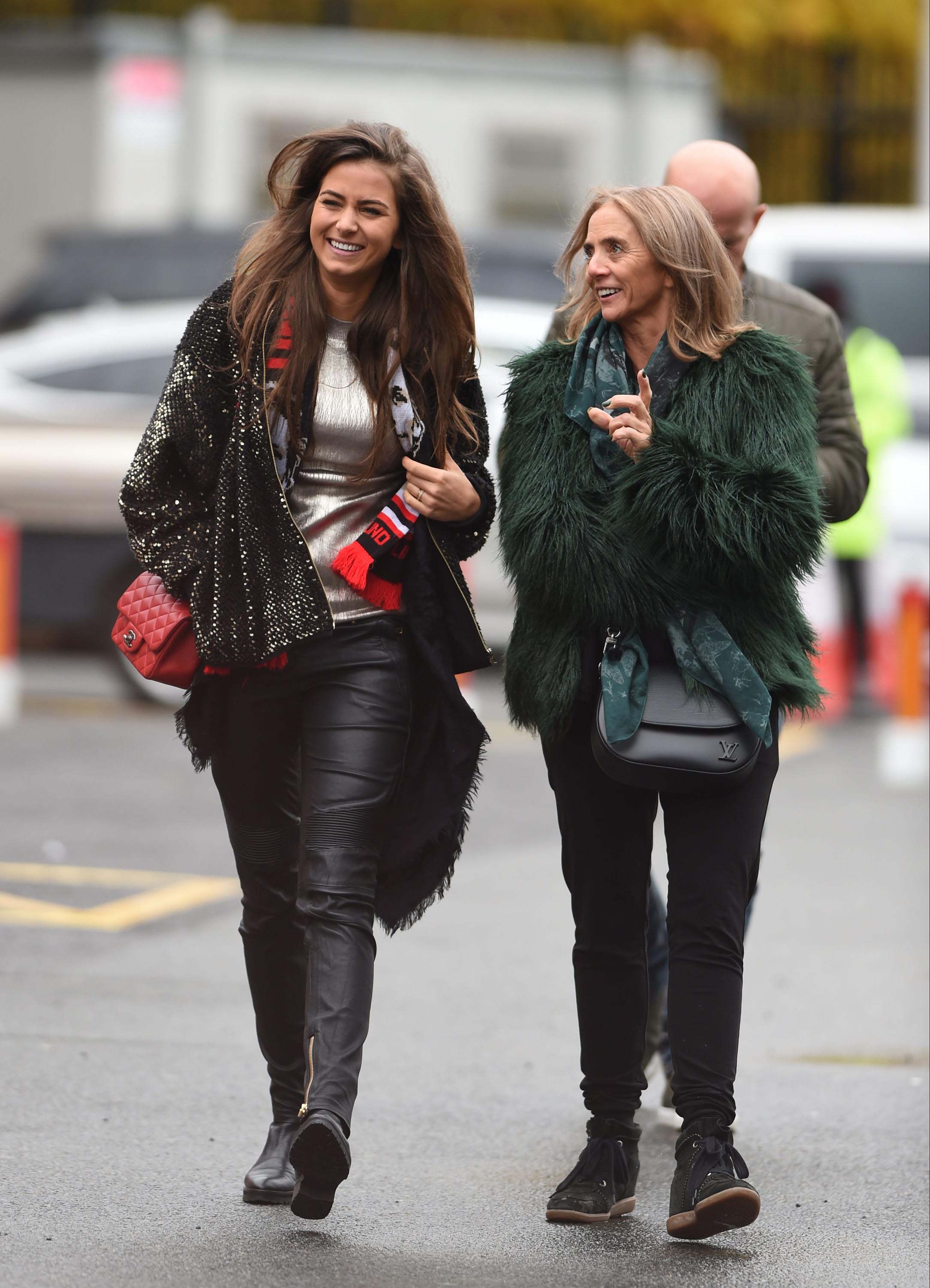 Candy Rae Fleur arriving at Old Trafford