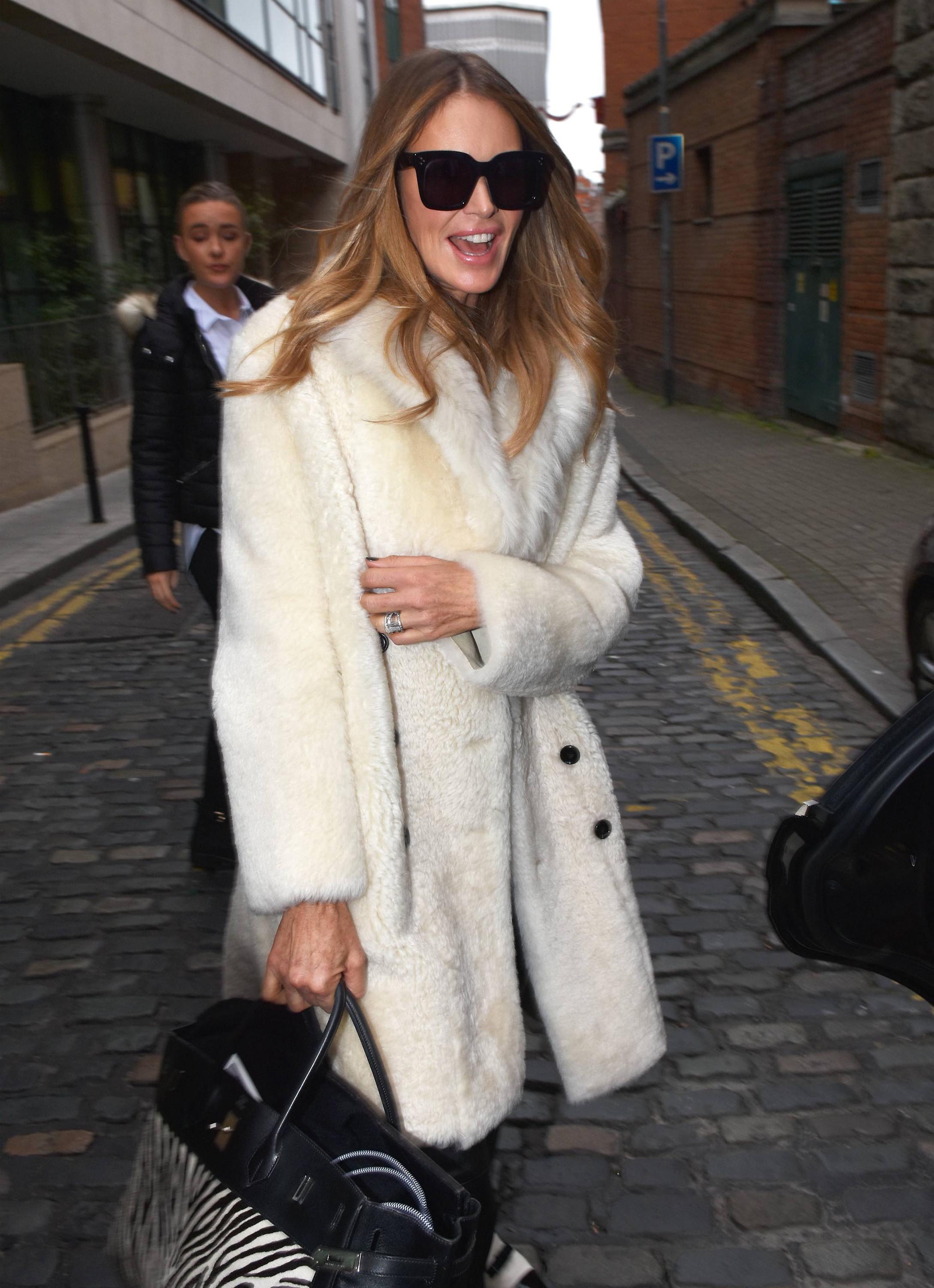 Elle Macpherson attends Today FM’s Anton Savage Show