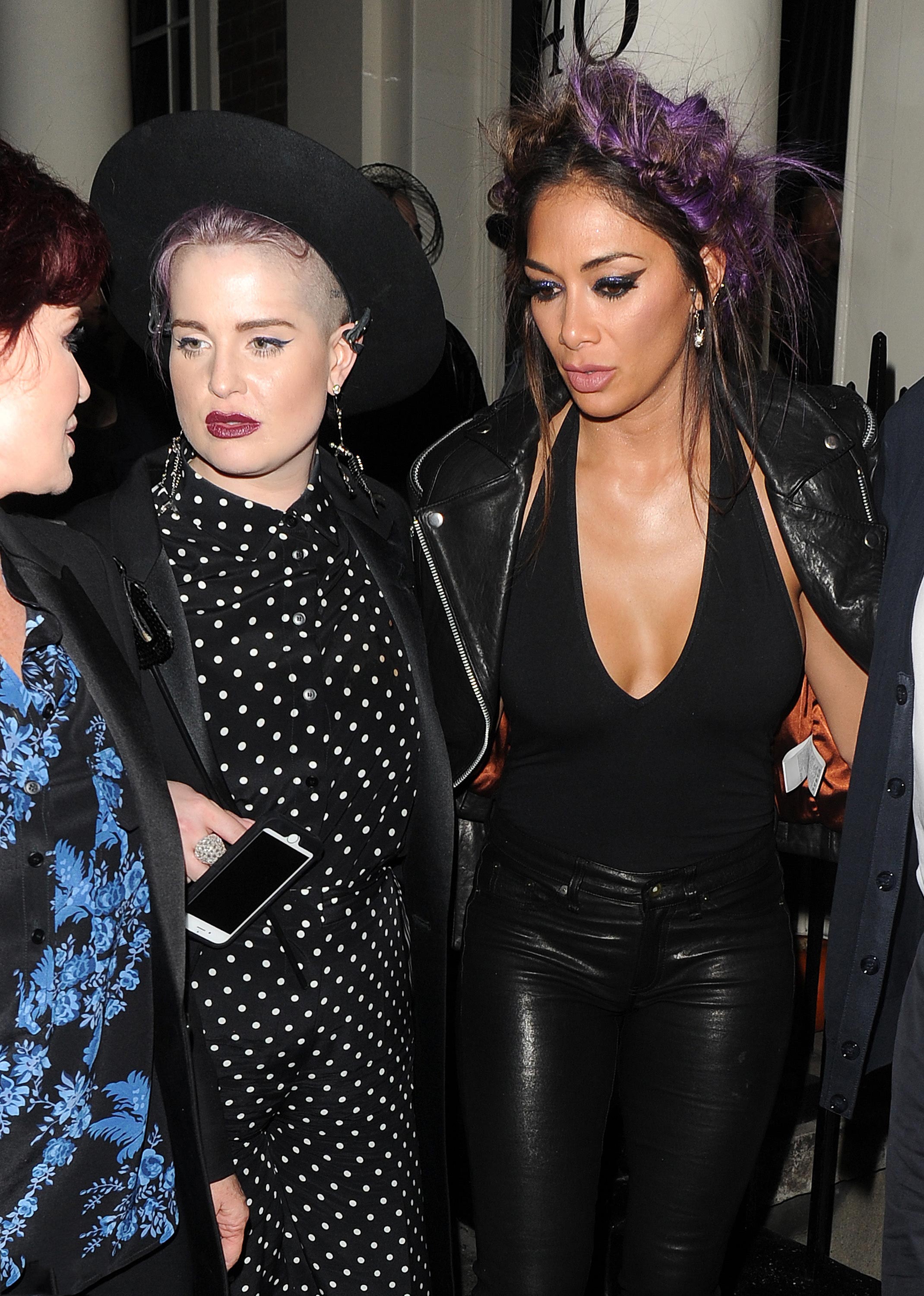 Nicole Scherzinger attends Kelly Osbourne birthday party