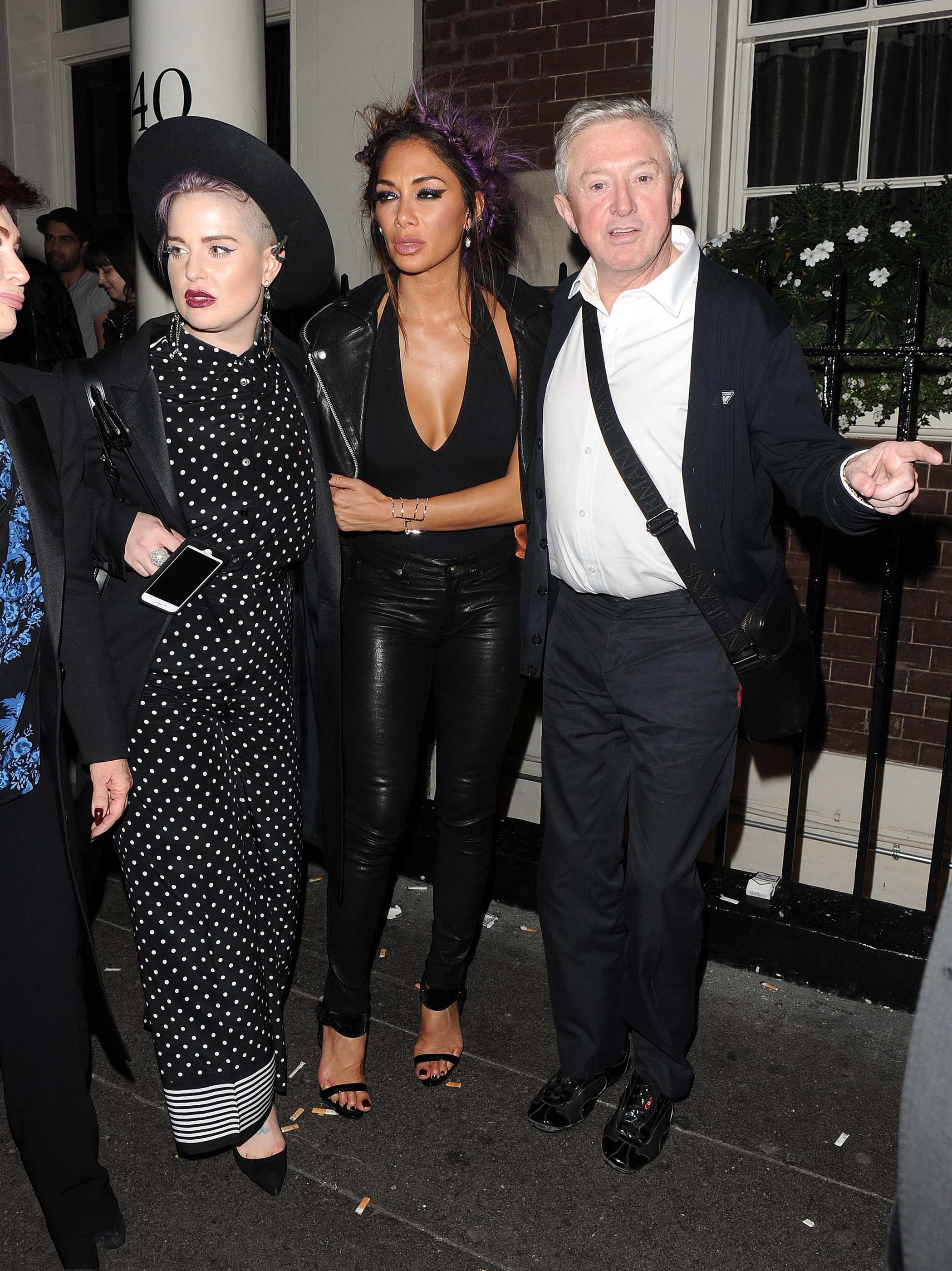 Nicole Scherzinger attends Kelly Osbourne birthday party