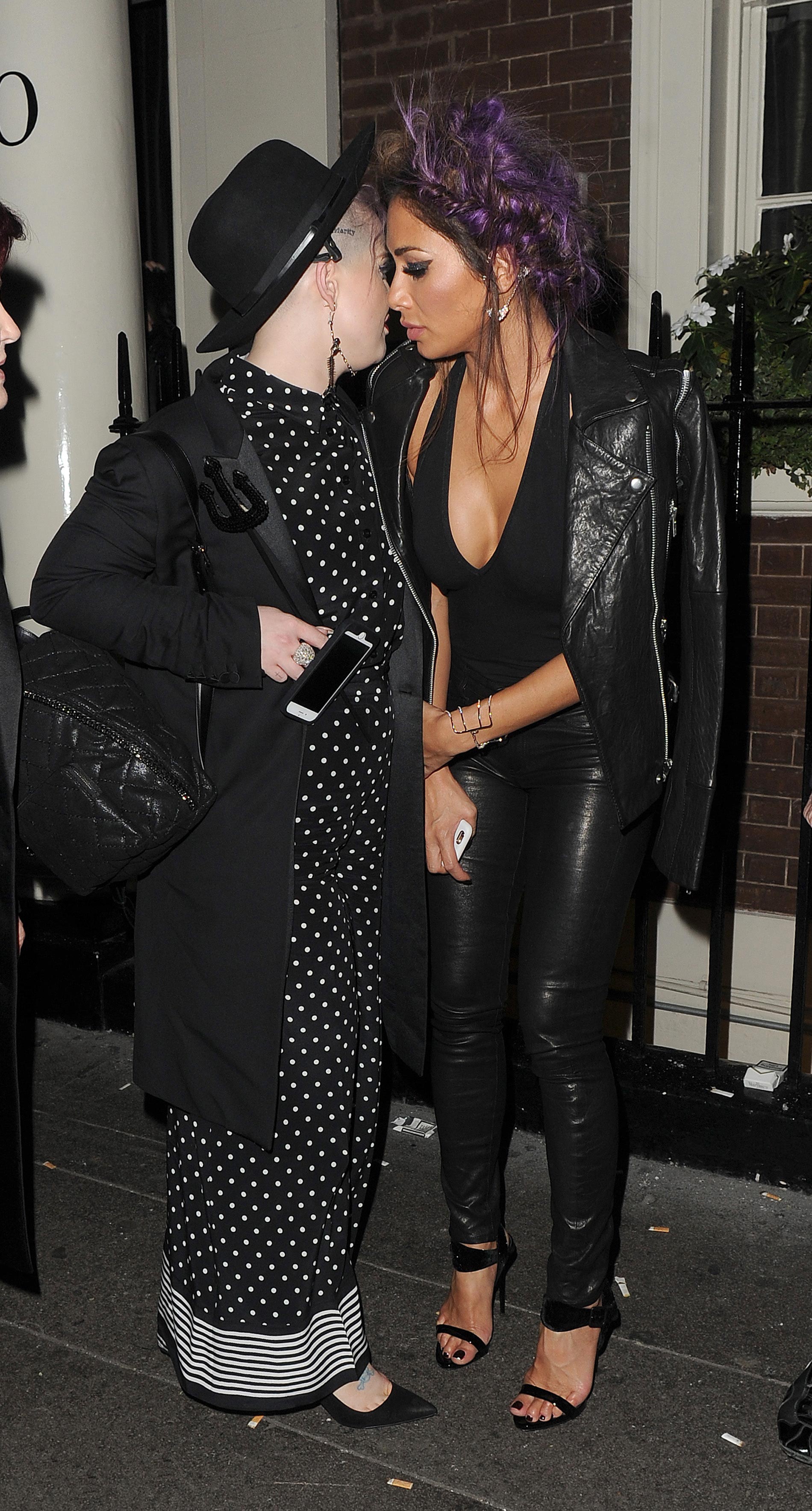 Nicole Scherzinger attends Kelly Osbourne birthday party