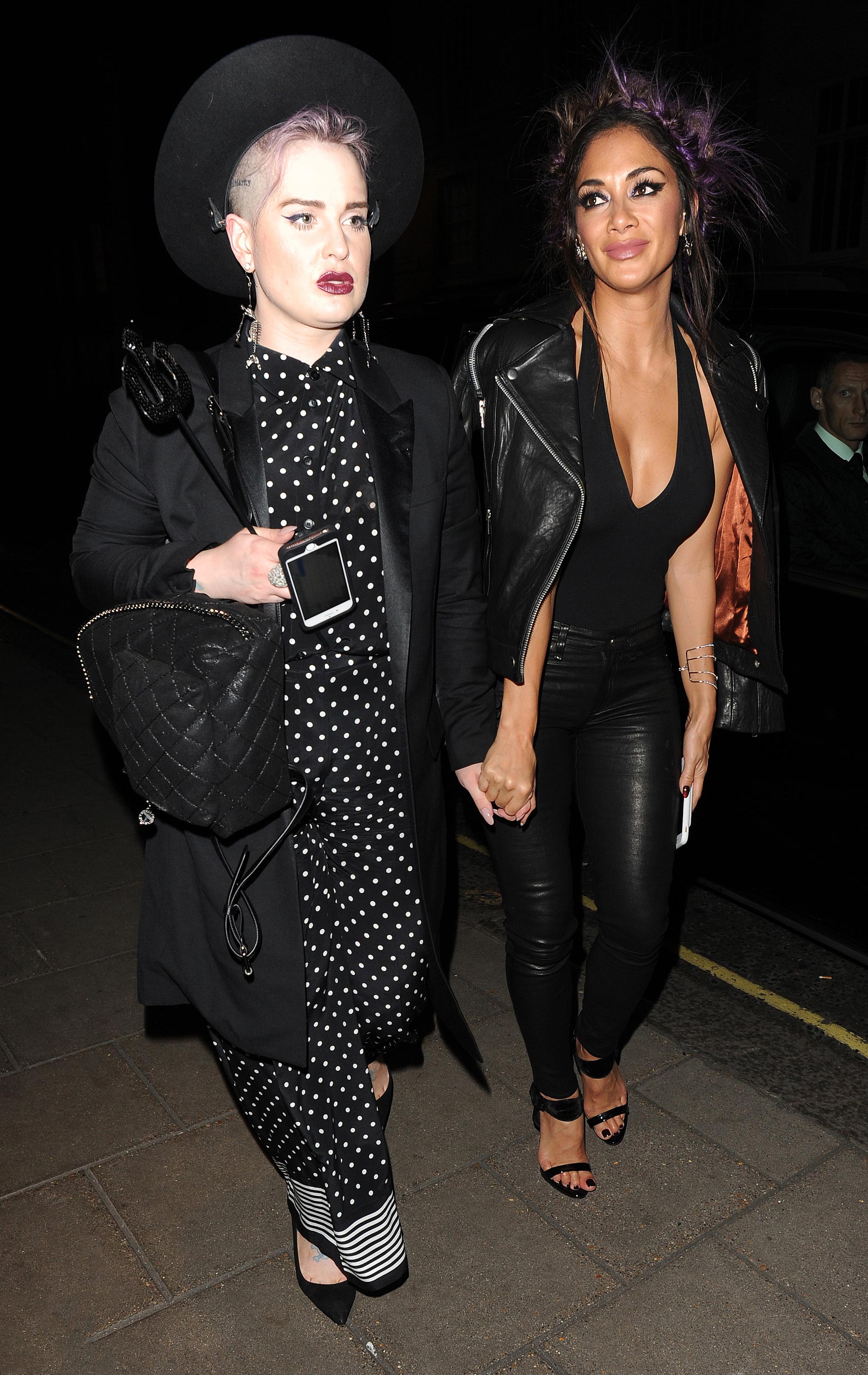 Nicole Scherzinger attends Kelly Osbourne birthday party