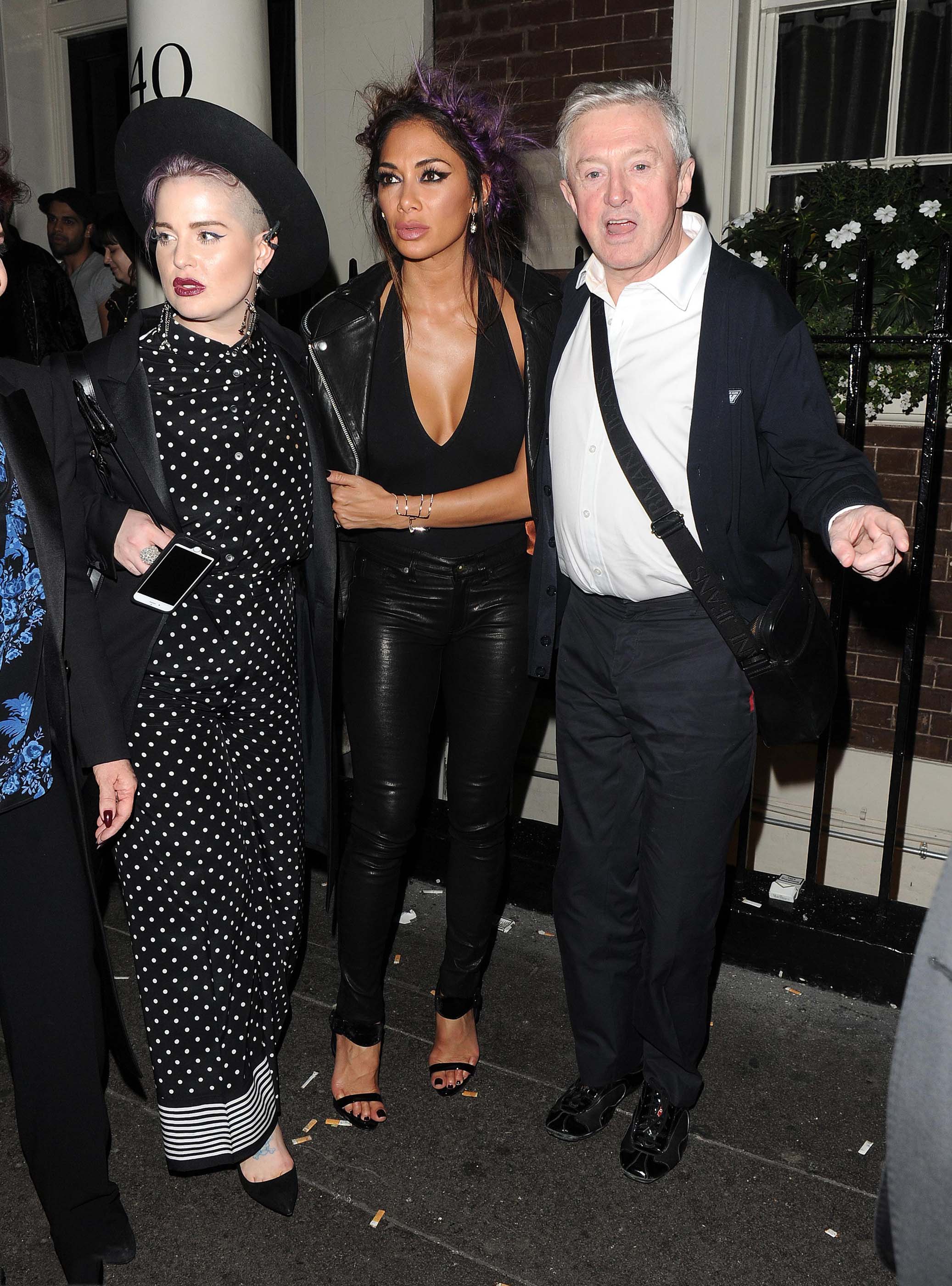 Nicole Scherzinger attends Kelly Osbourne birthday party