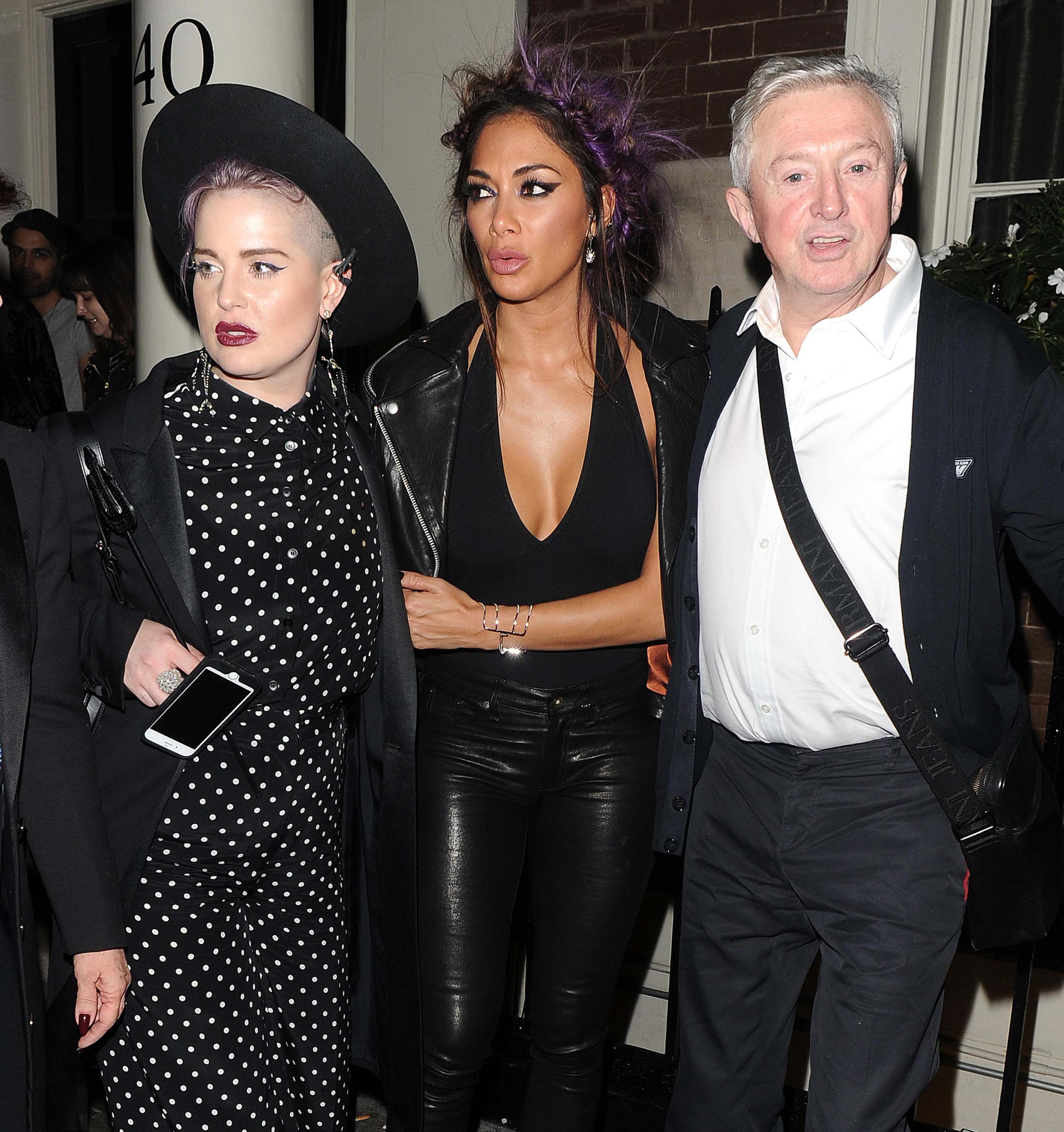 Nicole Scherzinger attends Kelly Osbourne birthday party