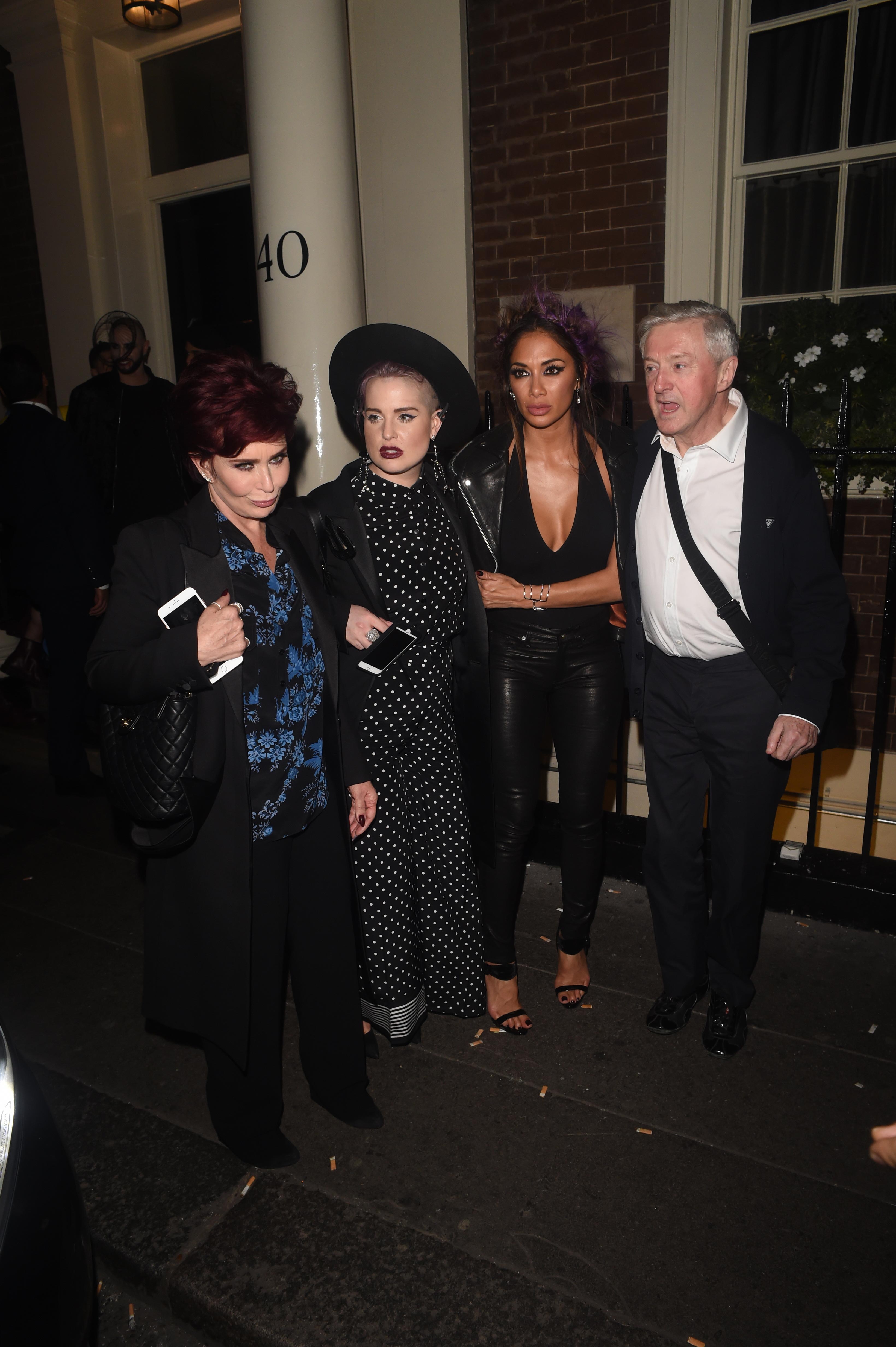 Nicole Scherzinger attends Kelly Osbourne birthday party