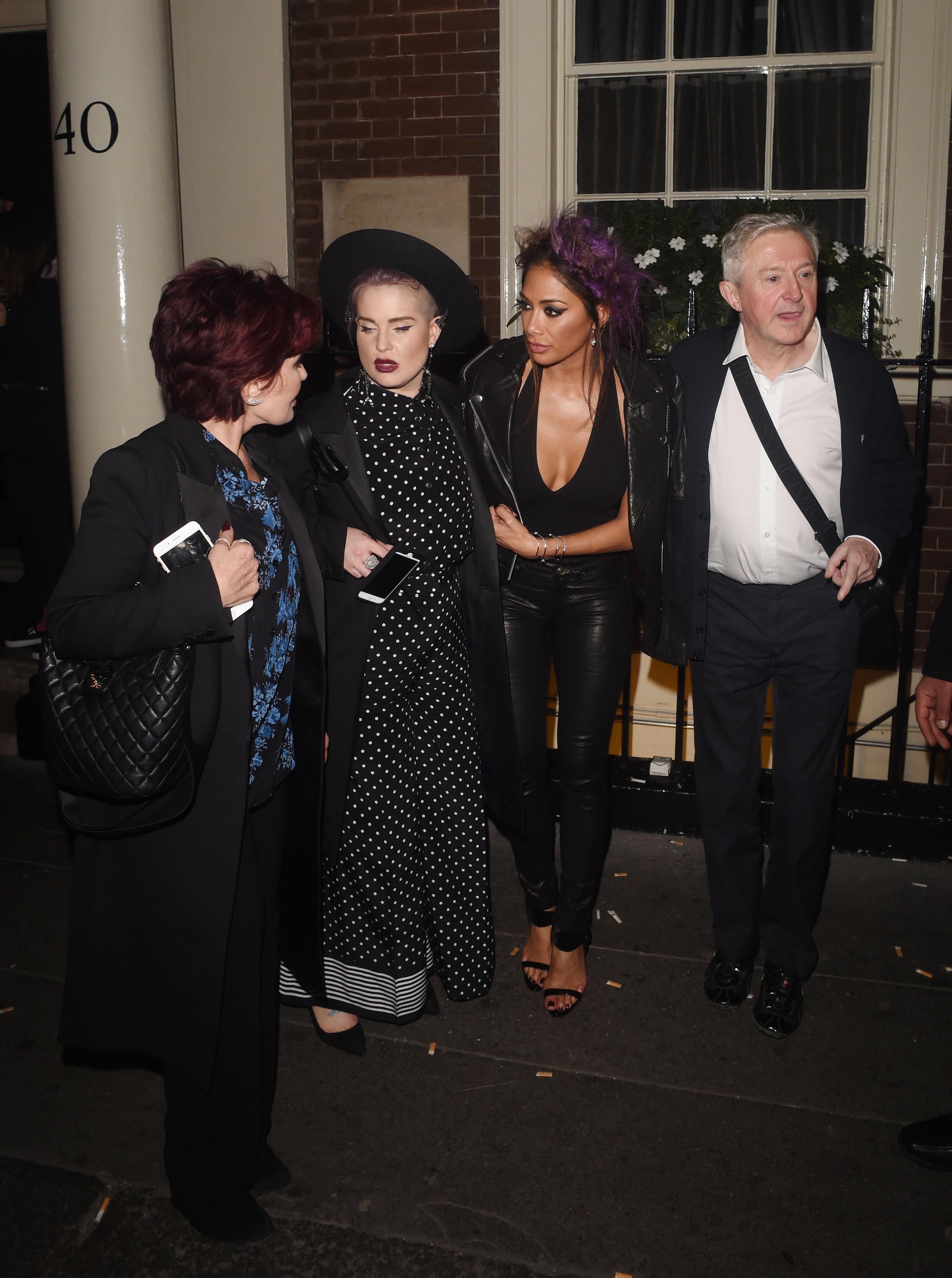 Nicole Scherzinger attends Kelly Osbourne birthday party