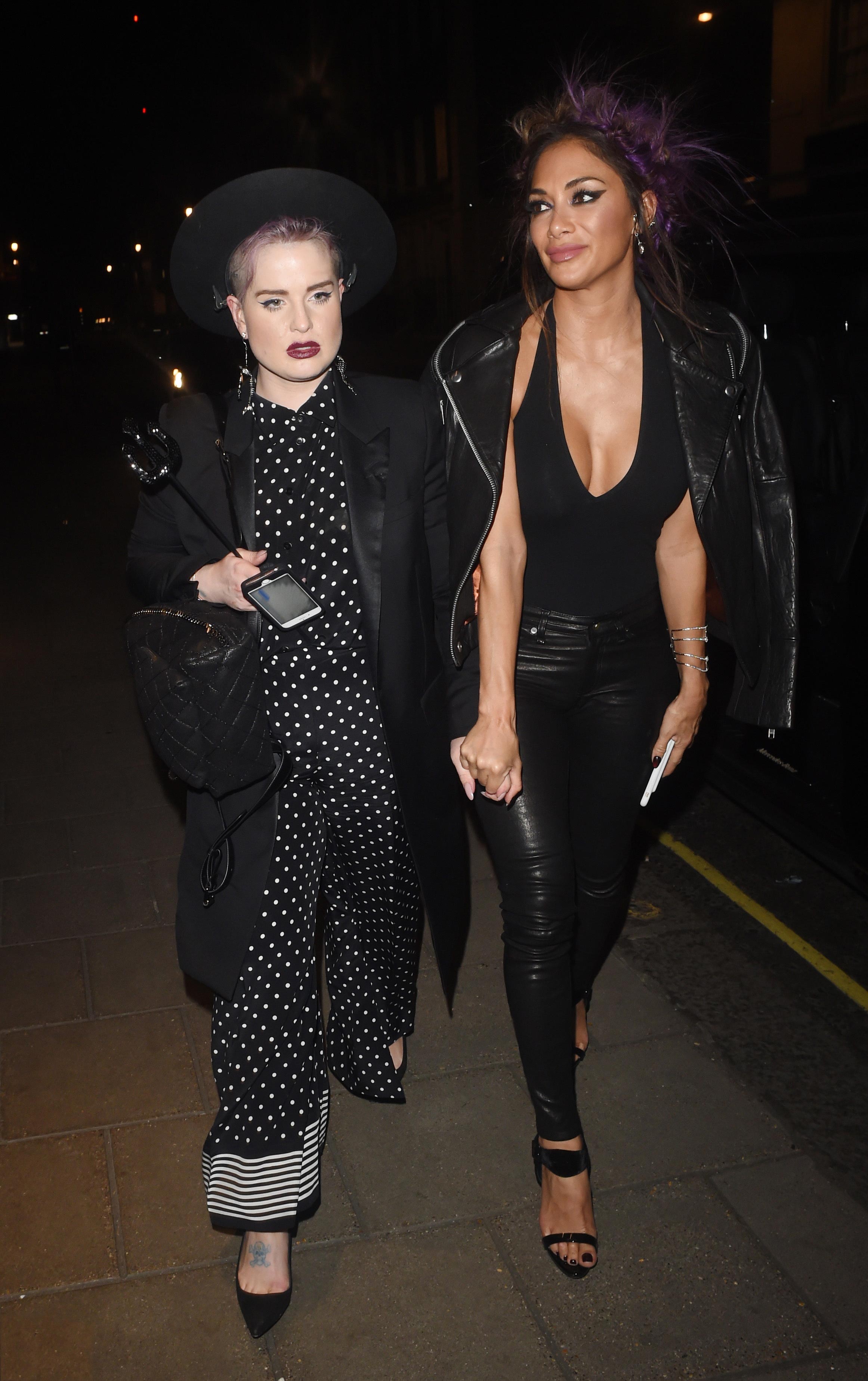 Nicole Scherzinger attends Kelly Osbourne birthday party