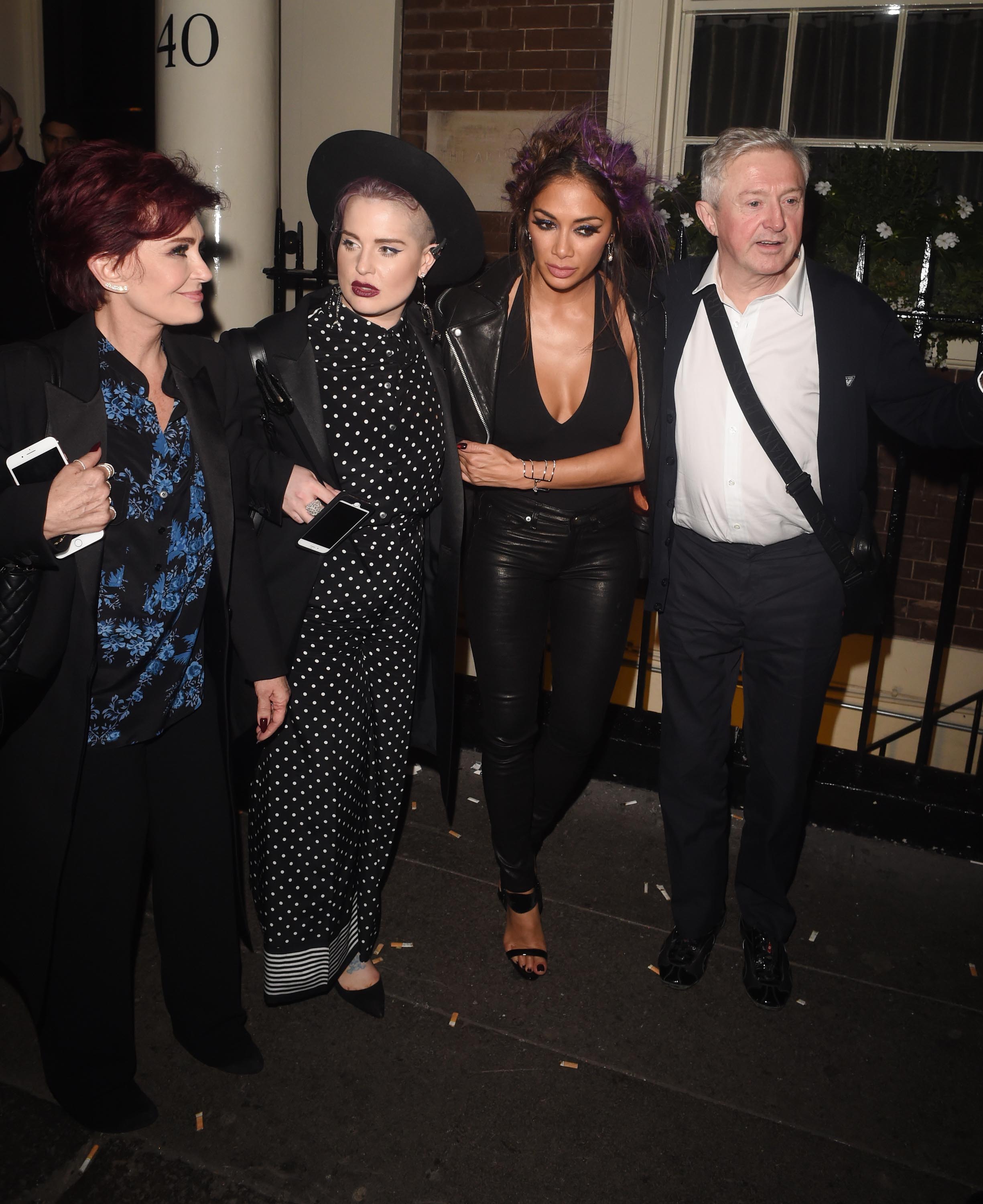 Nicole Scherzinger attends Kelly Osbourne birthday party