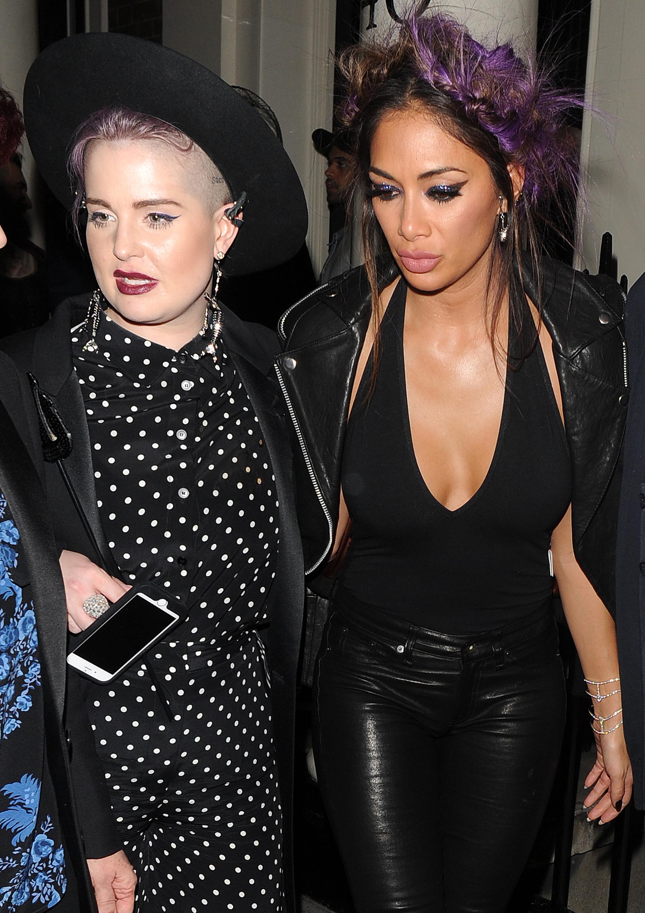 Nicole Scherzinger attends Kelly Osbourne birthday party