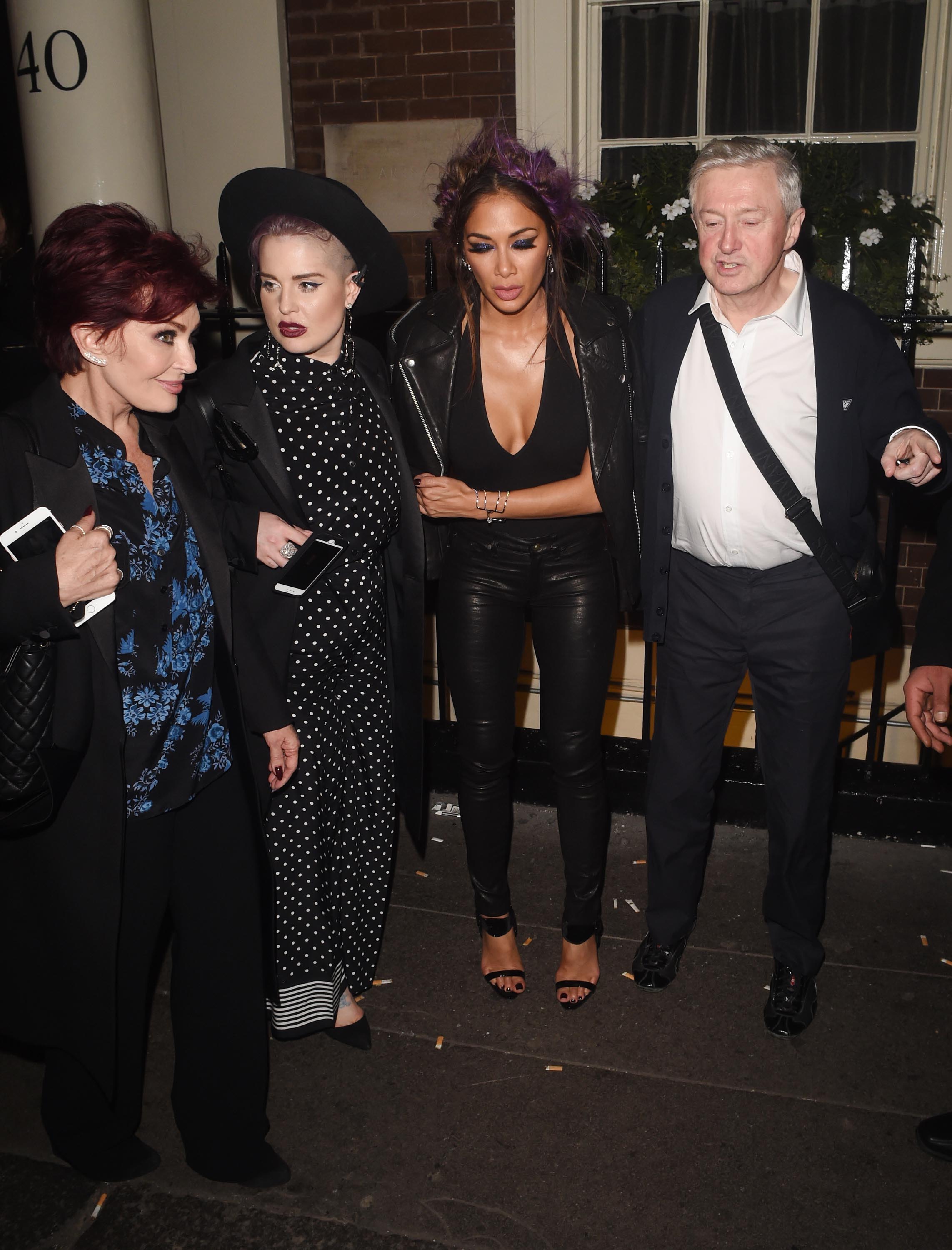 Nicole Scherzinger attends Kelly Osbourne birthday party