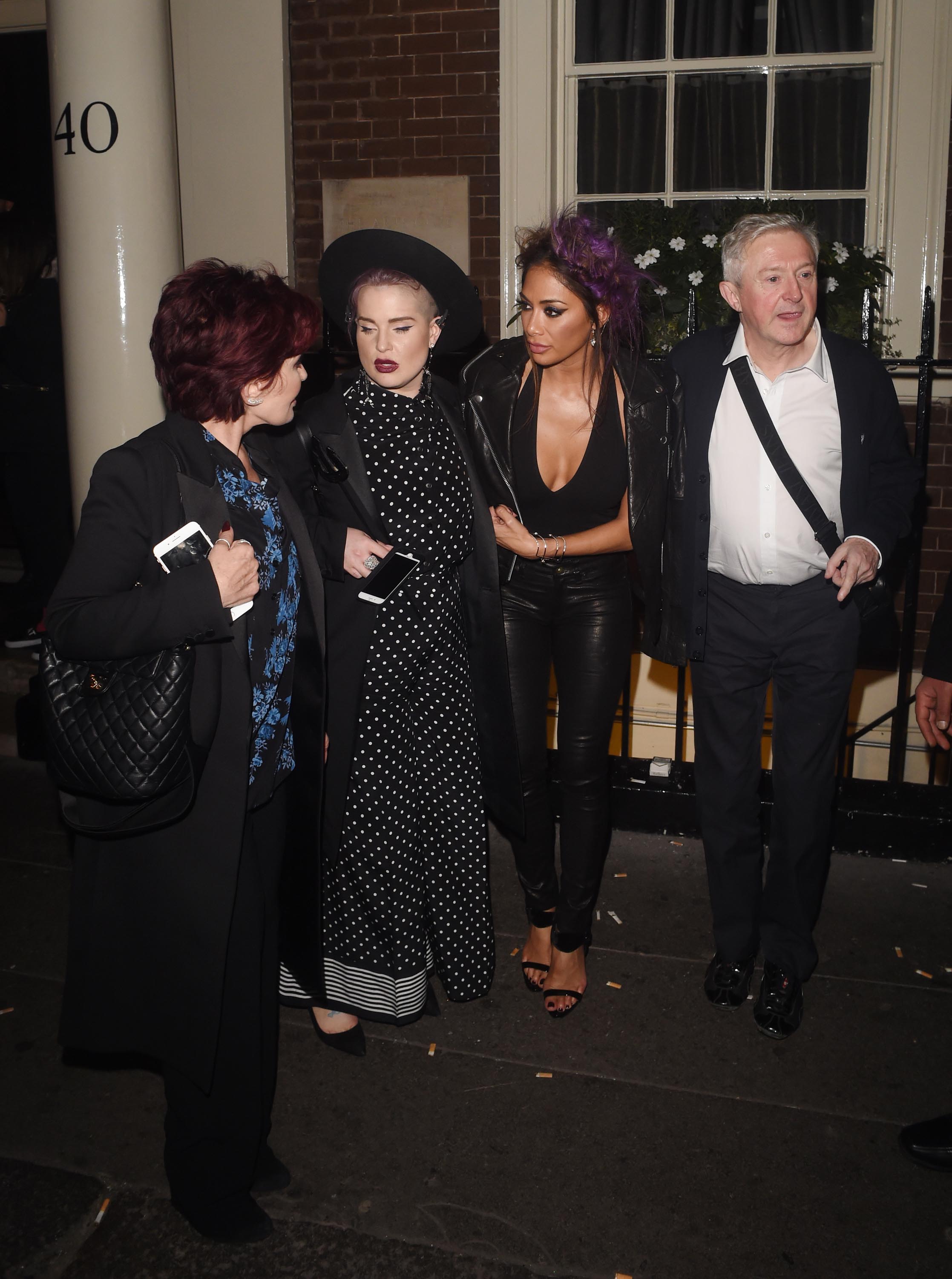 Nicole Scherzinger attends Kelly Osbourne birthday party