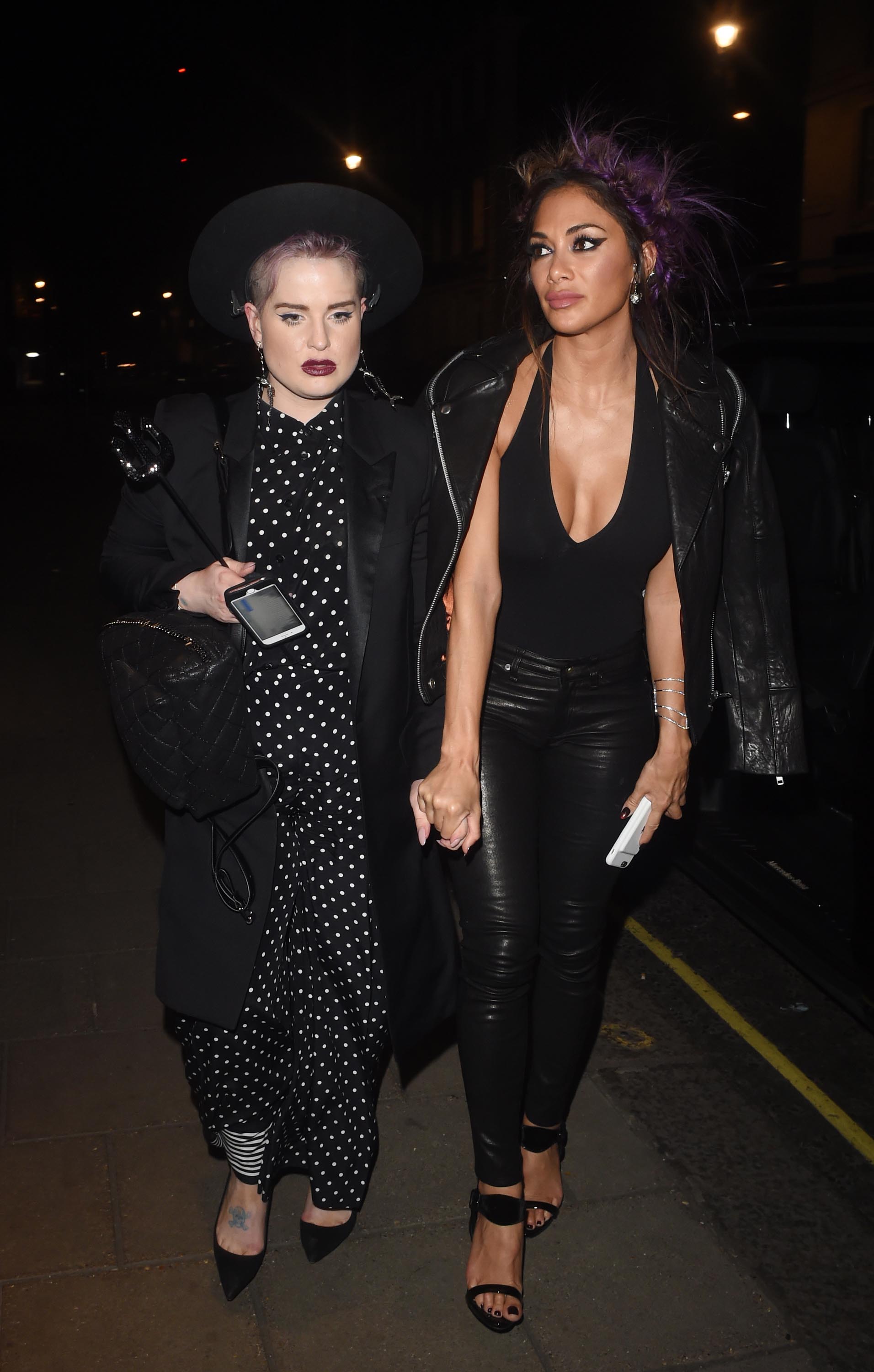 Nicole Scherzinger attends Kelly Osbourne birthday party