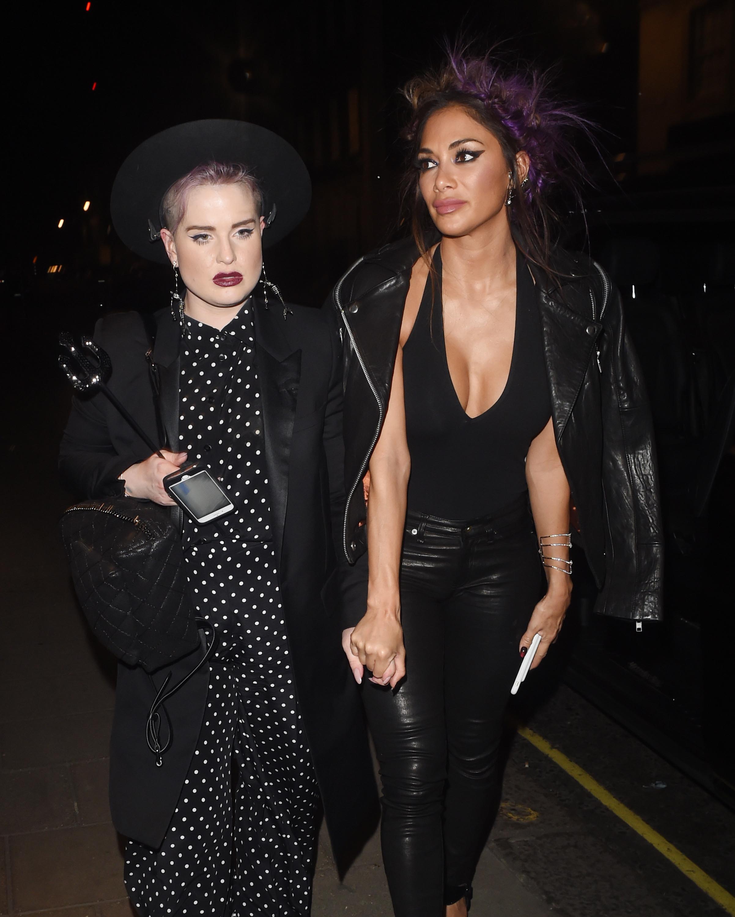 Nicole Scherzinger attends Kelly Osbourne birthday party