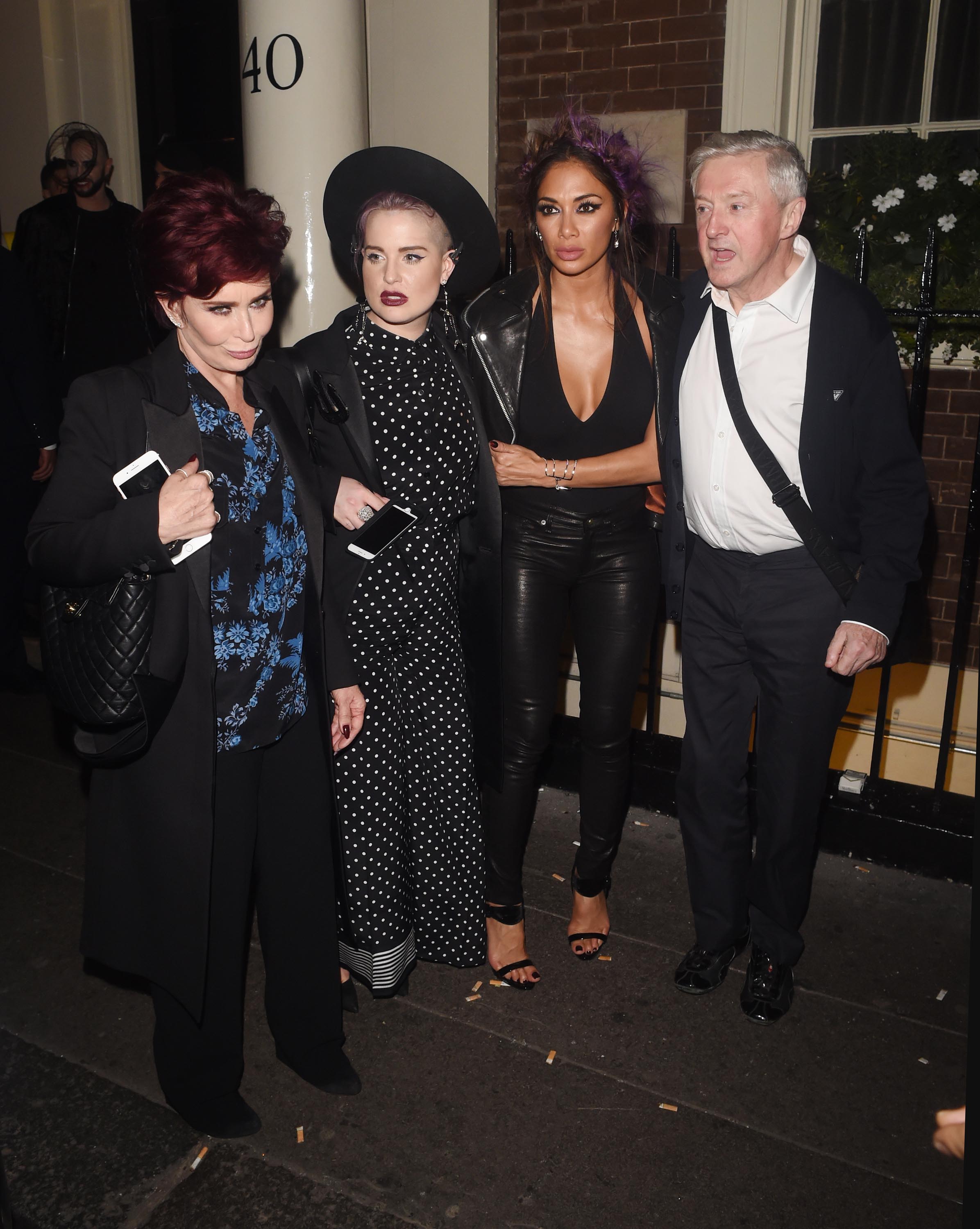 Nicole Scherzinger attends Kelly Osbourne birthday party