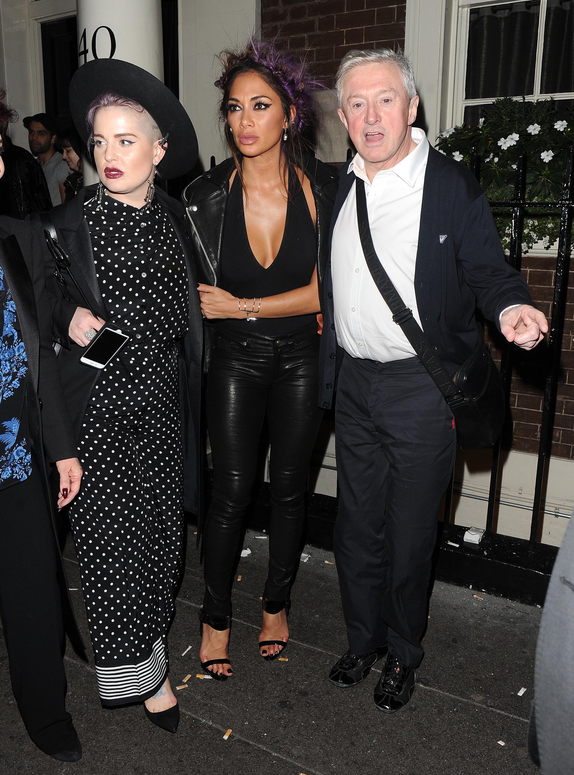 Nicole Scherzinger attends Kelly Osbourne birthday party