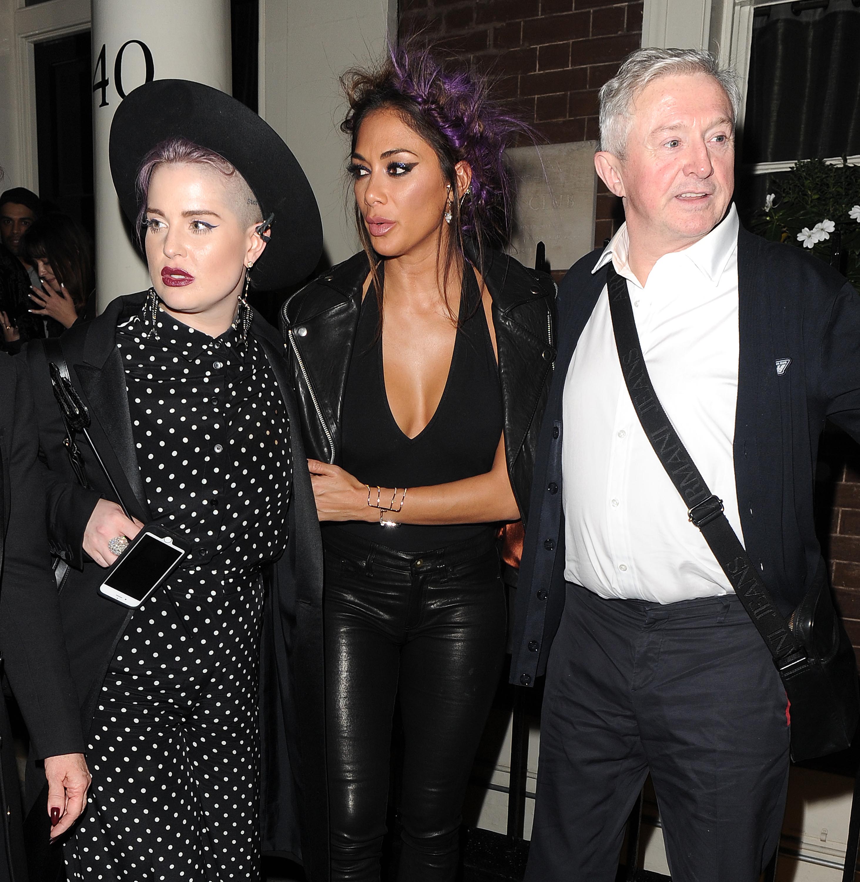 Nicole Scherzinger attends Kelly Osbourne birthday party