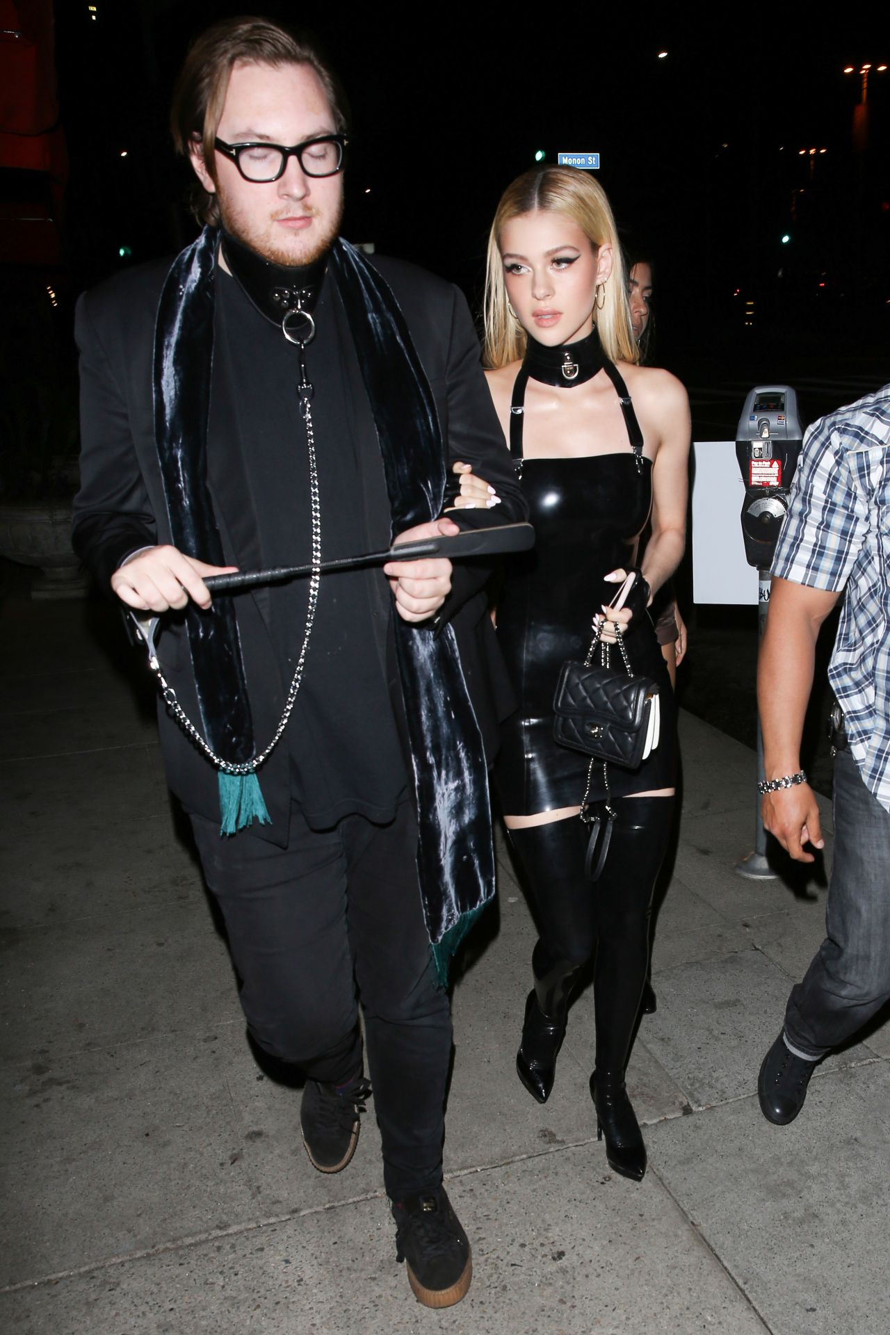 Nicola Peltz attends JustJared Halloween Party