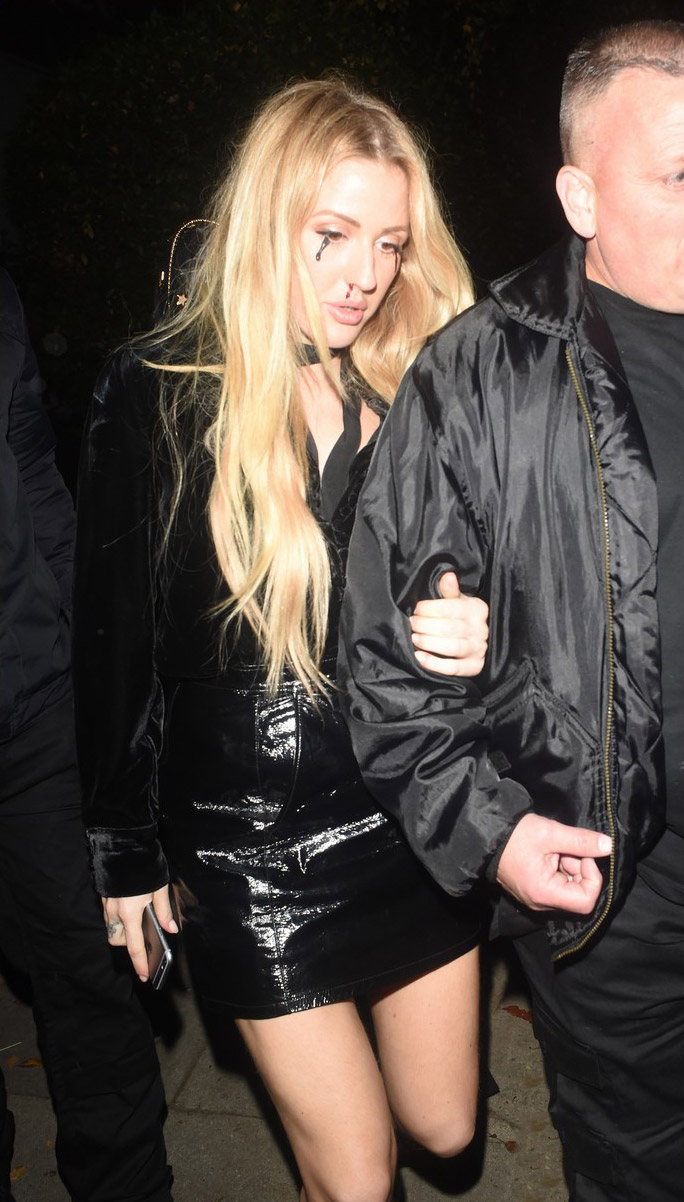 Ellie Goulding attends The 2016 Jonathan Ross Halloween Party