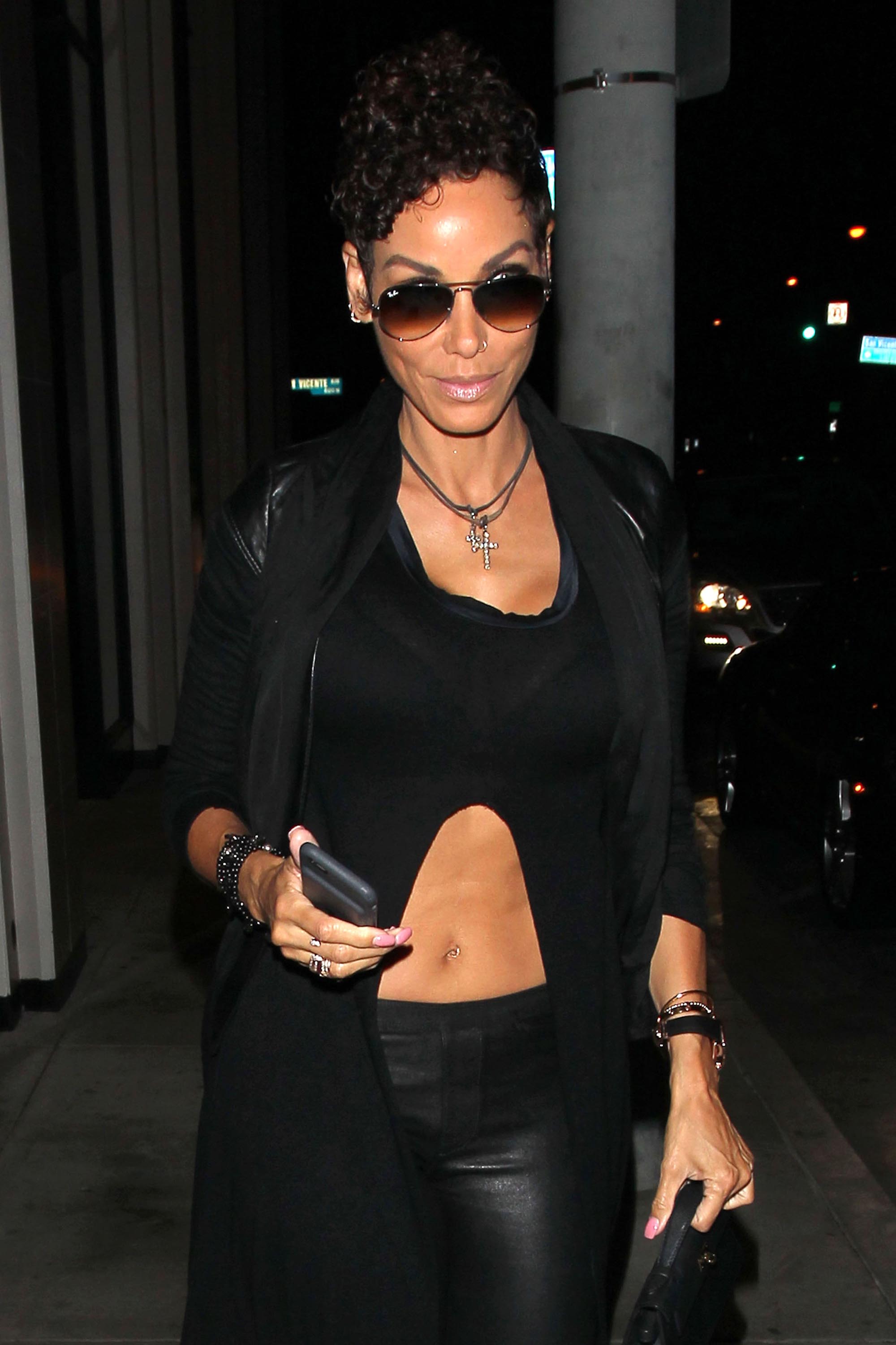 Nicole Murphy out in West Hollywood