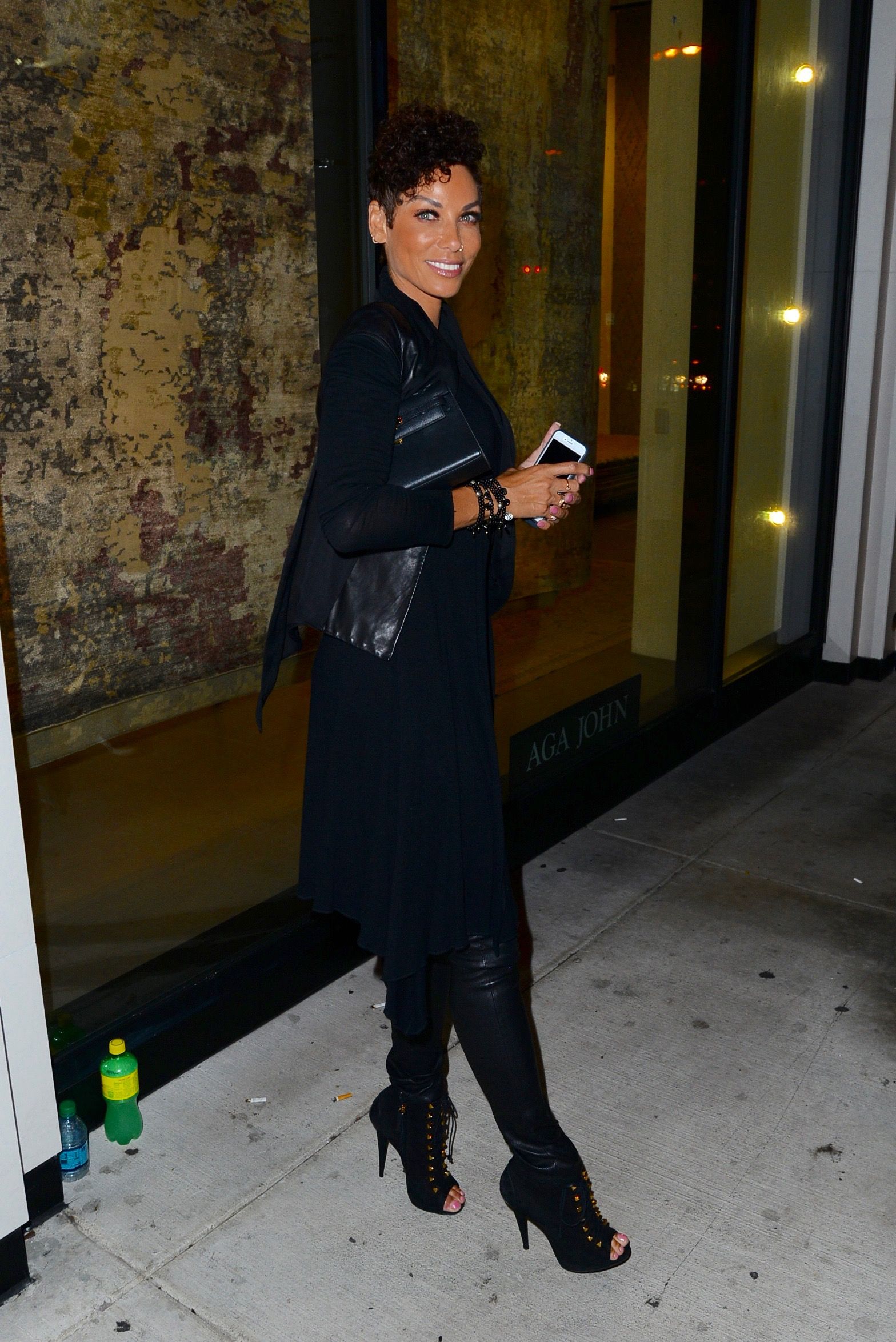 Nicole Murphy out in West Hollywood