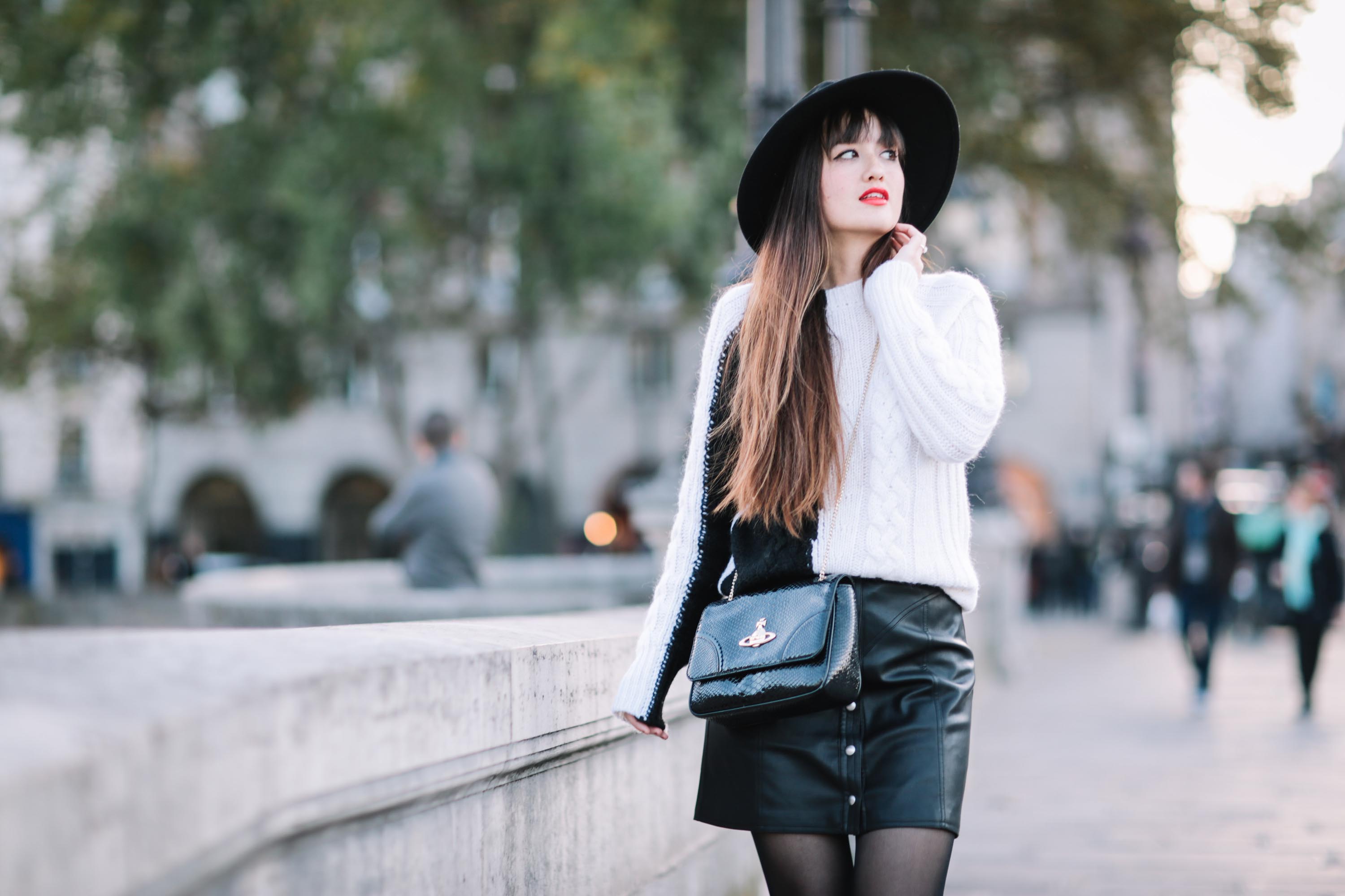 Nikita Wong street fashion in Paris