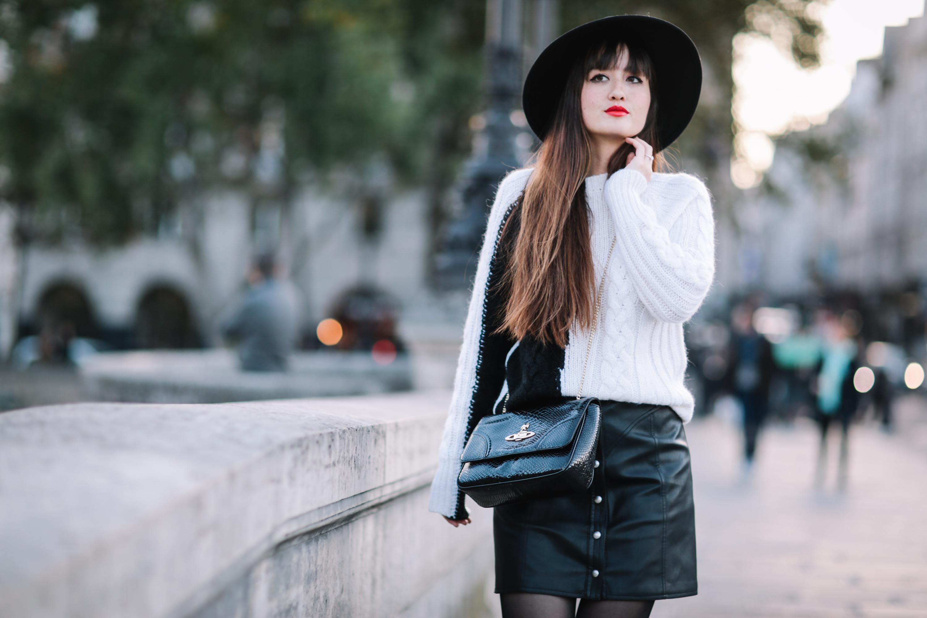 Nikita Wong street fashion in Paris