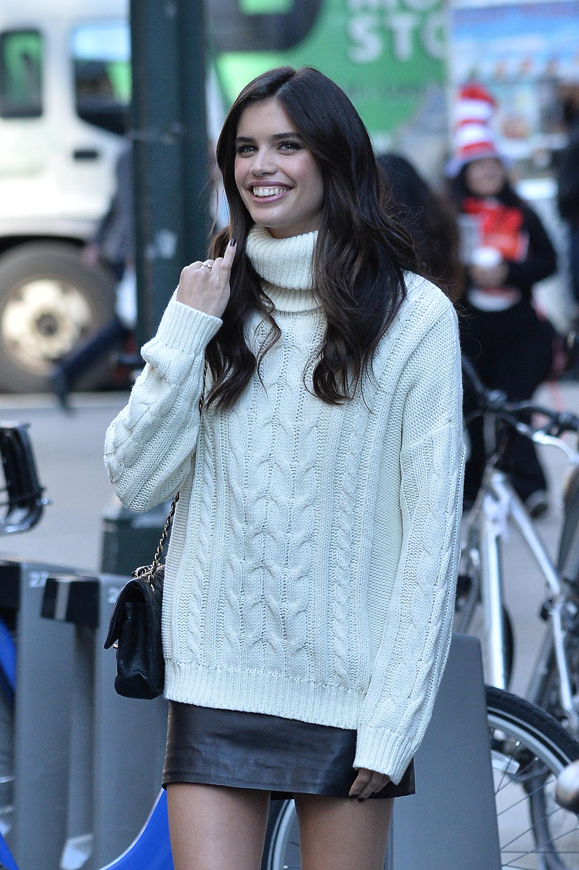 Sara Sampaio seen after the Victorias Secret fitting