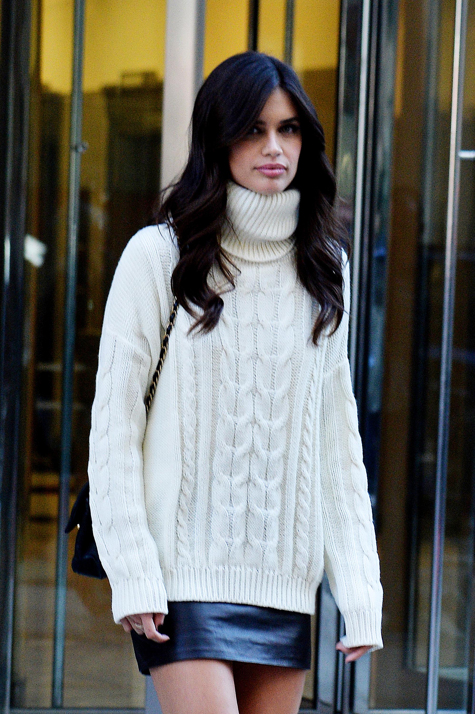 Sara Sampaio seen after the Victorias Secret fitting