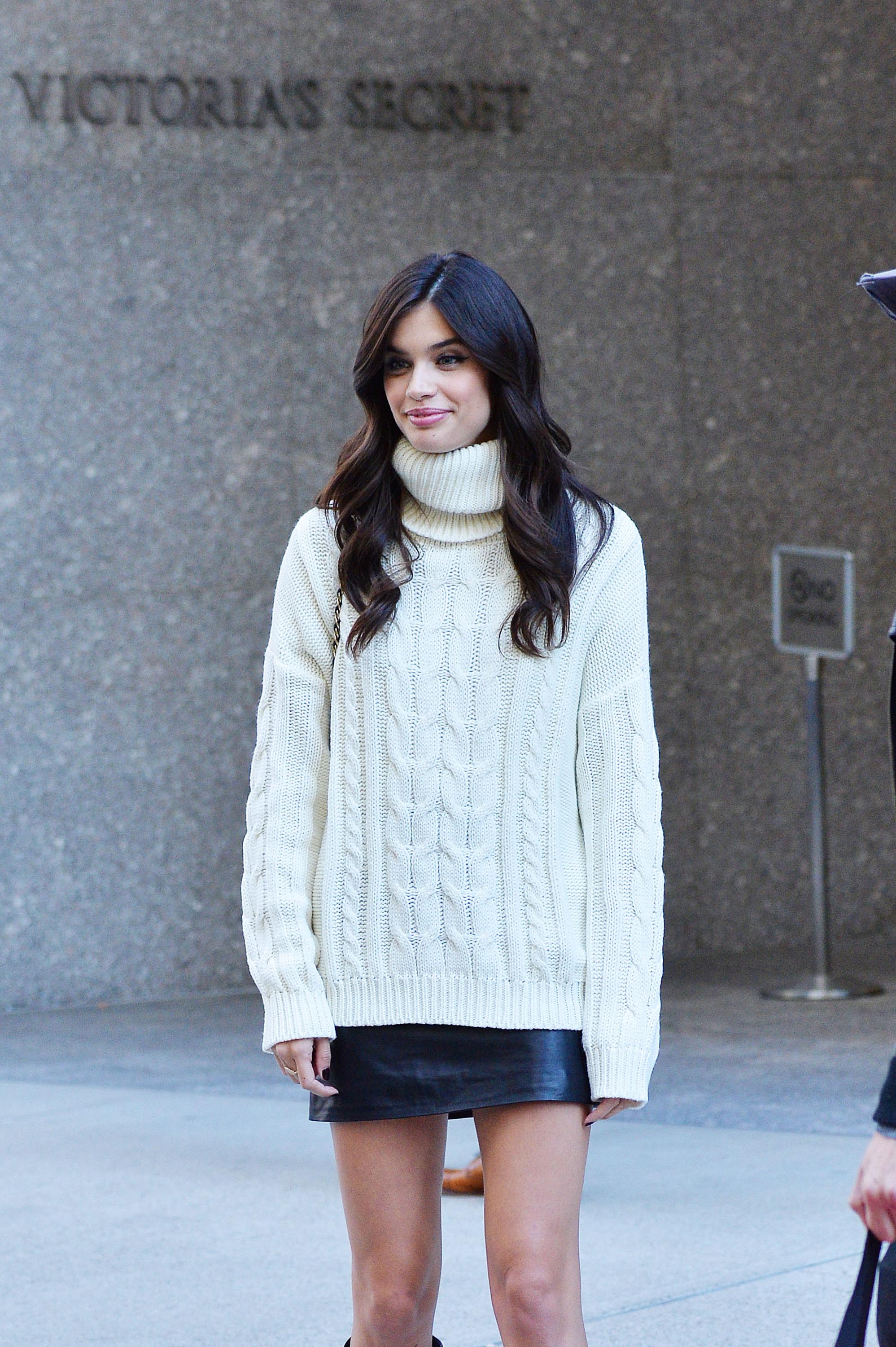 Sara Sampaio seen after the Victorias Secret fitting