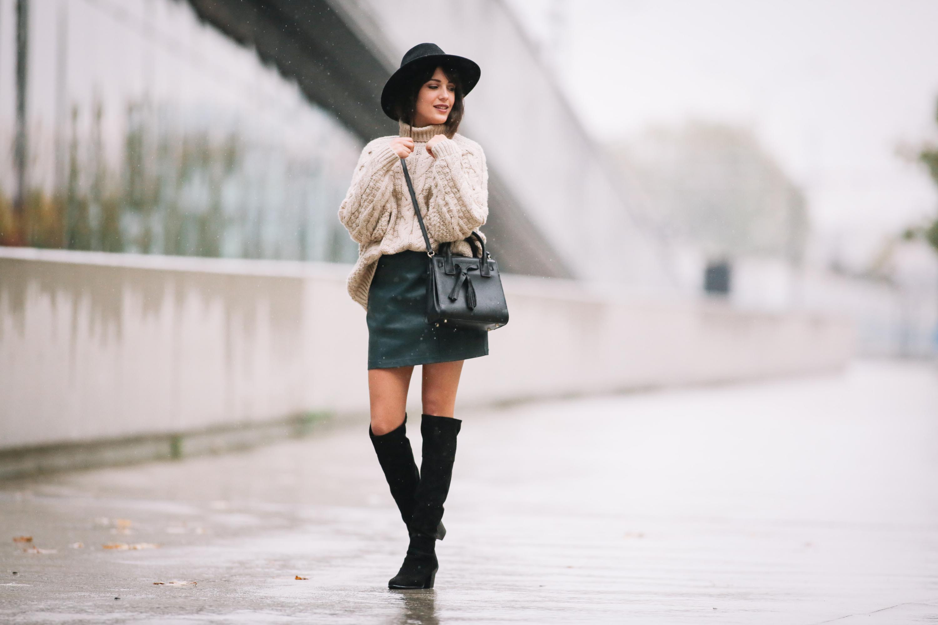 Sarah Benziane street fashion in Paris