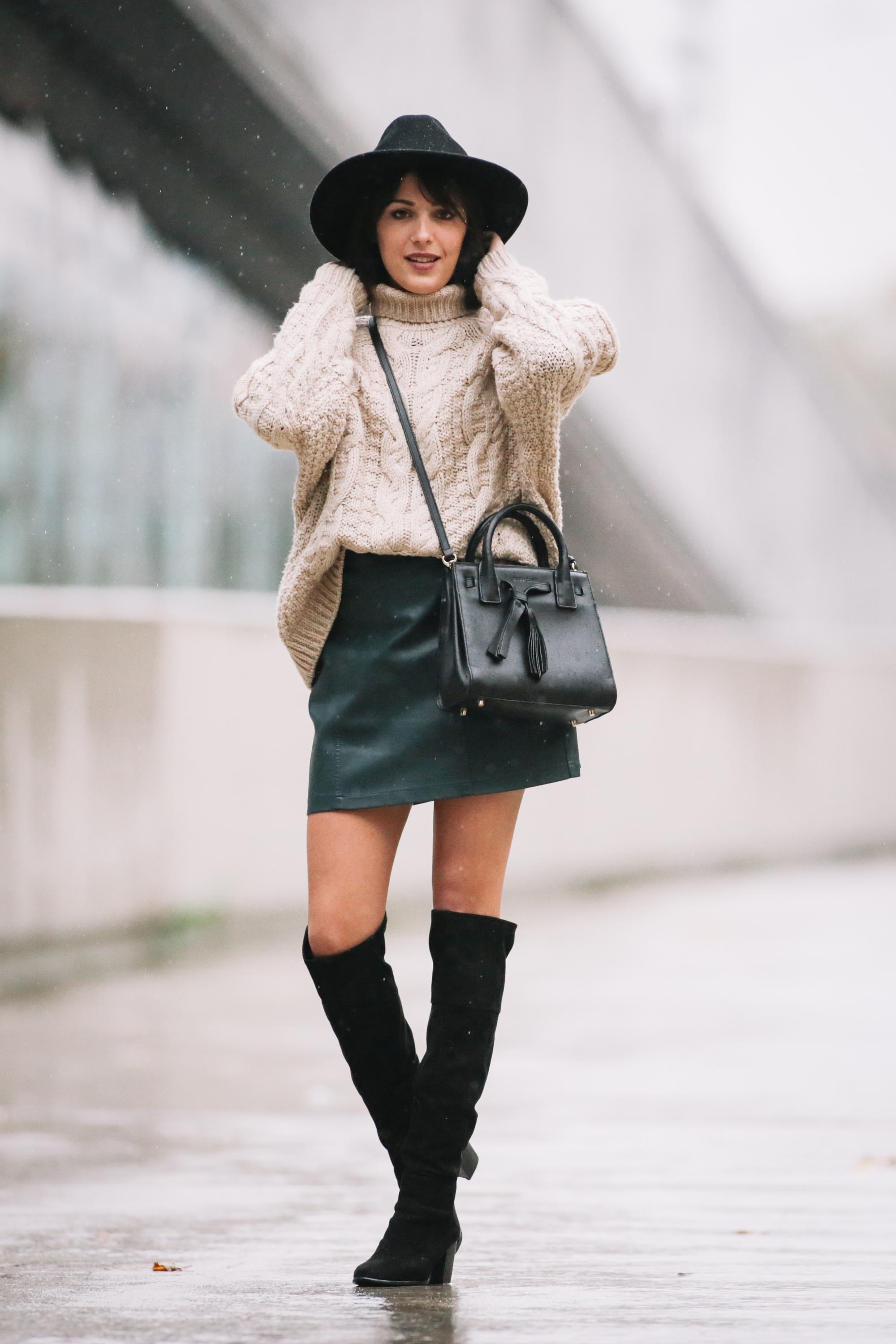 Sarah Benziane street fashion in Paris