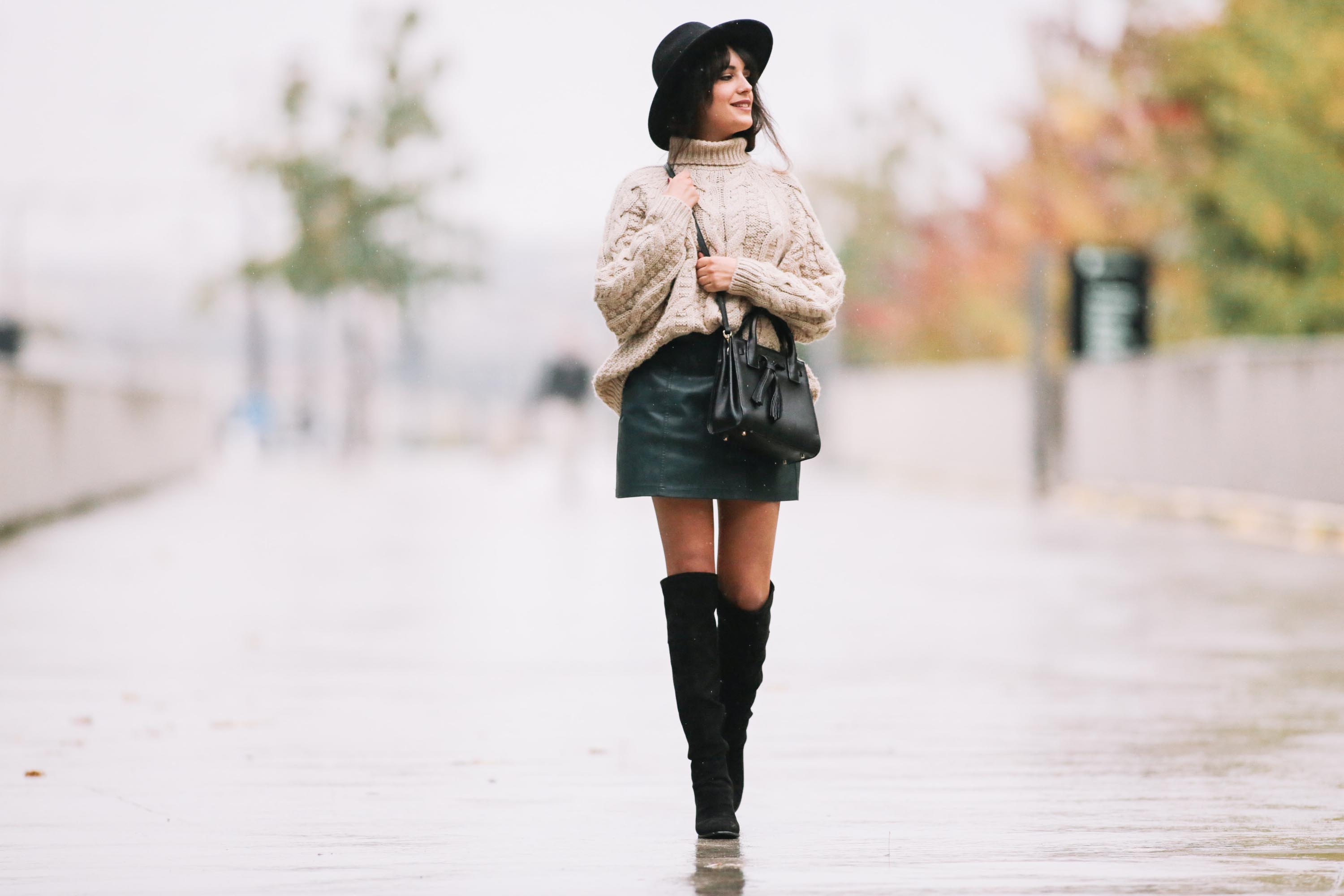 Sarah Benziane street fashion in Paris