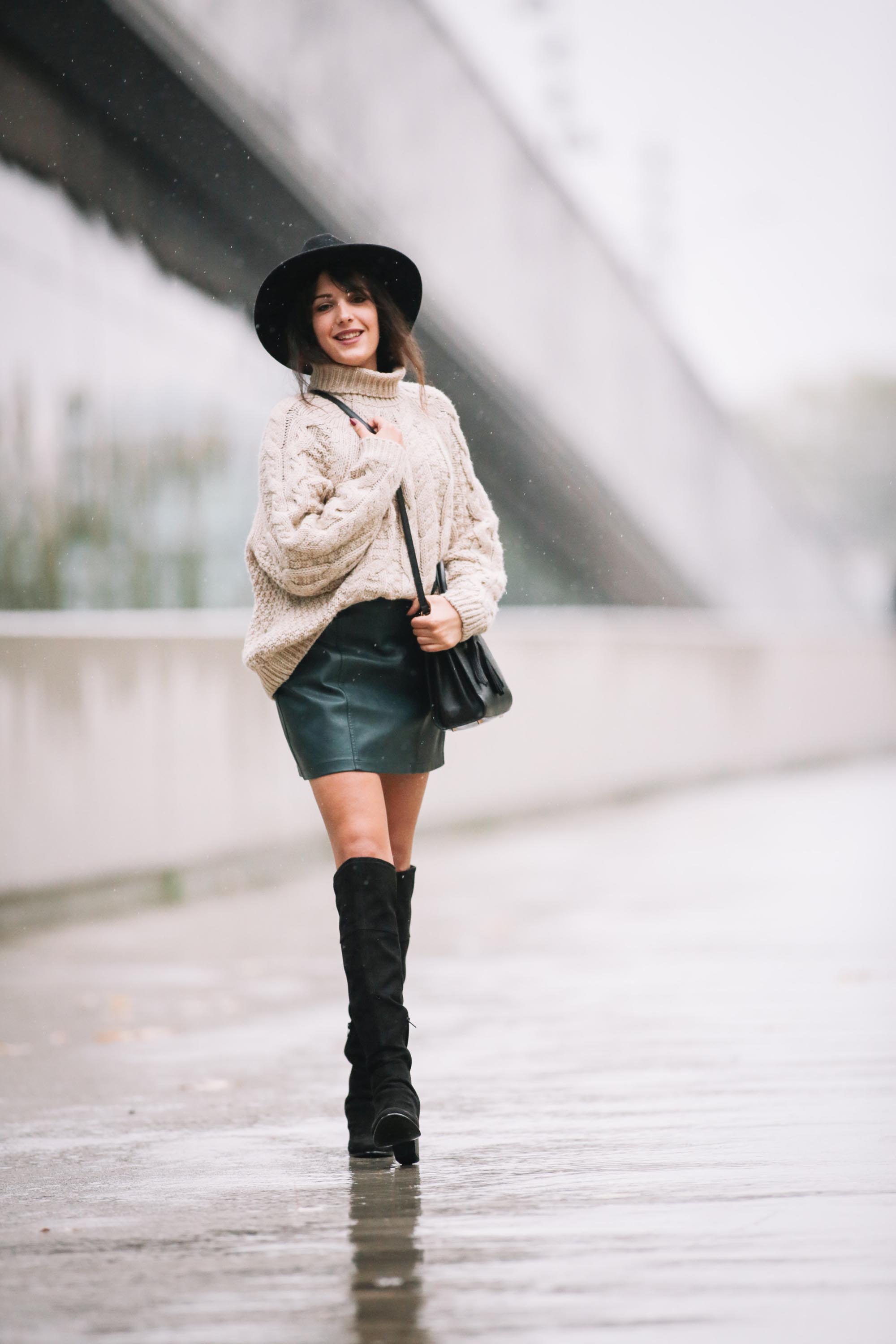 Sarah Benziane street fashion in Paris