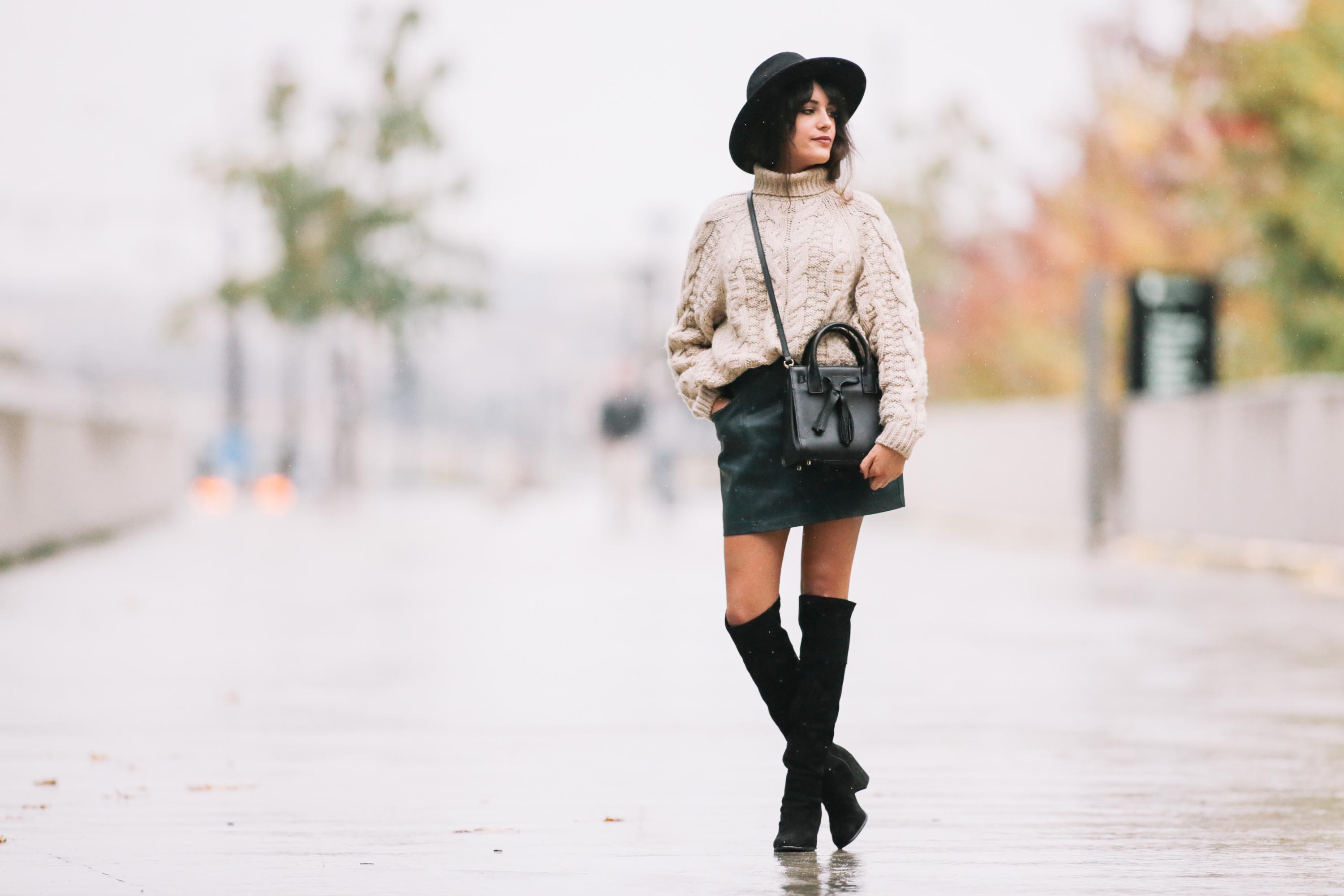 Sarah Benziane street fashion in Paris