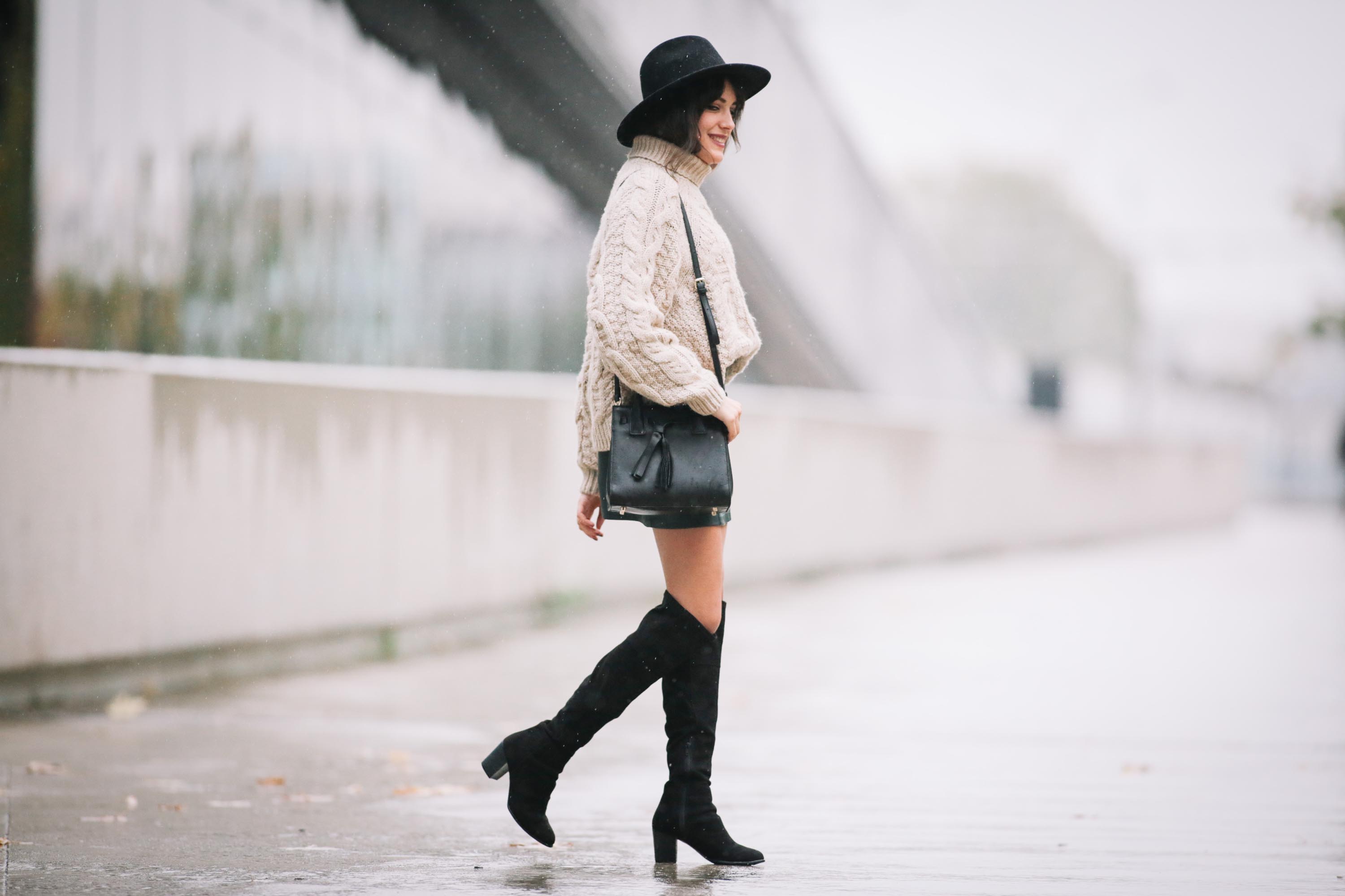 Sarah Benziane street fashion in Paris