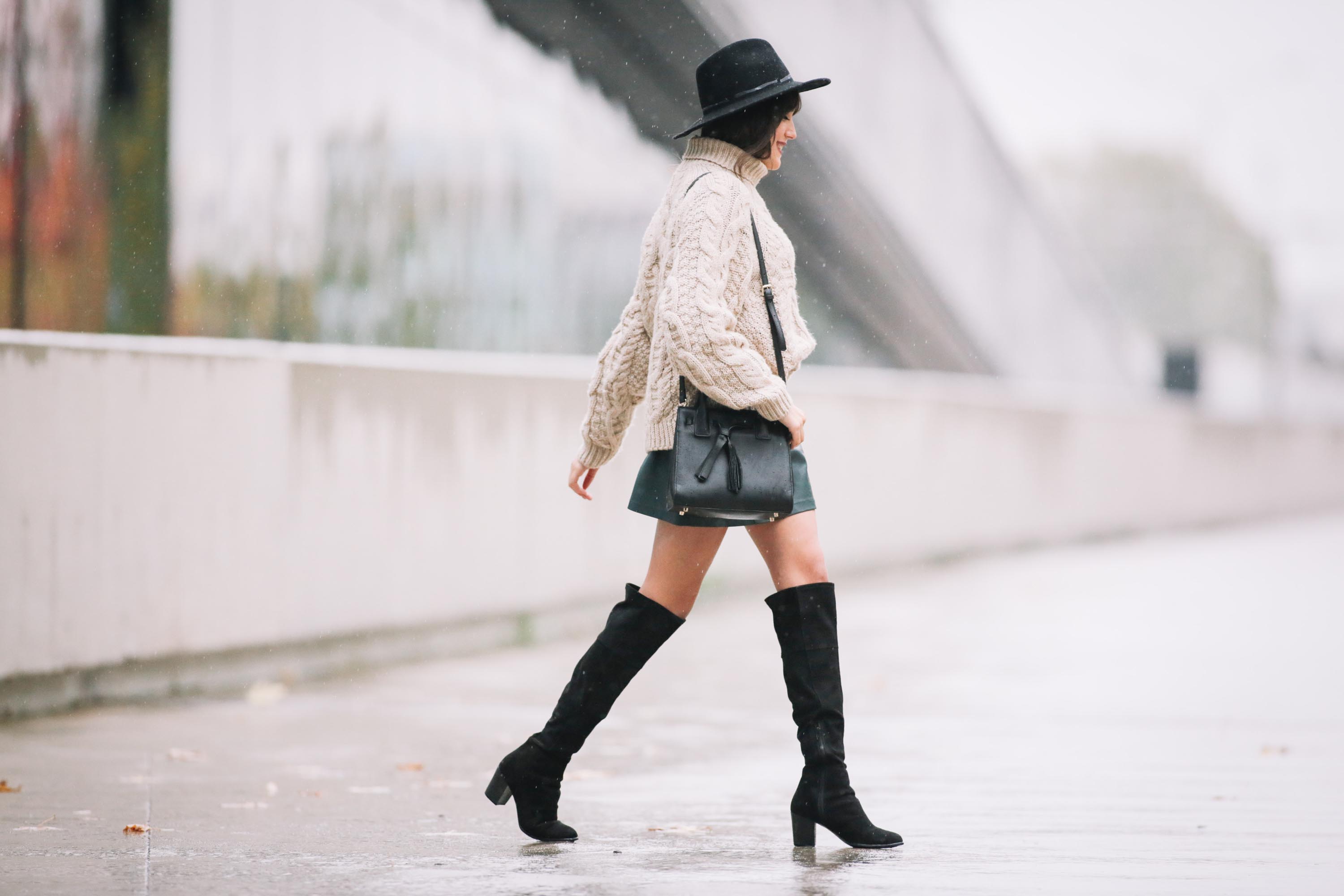 Sarah Benziane street fashion in Paris