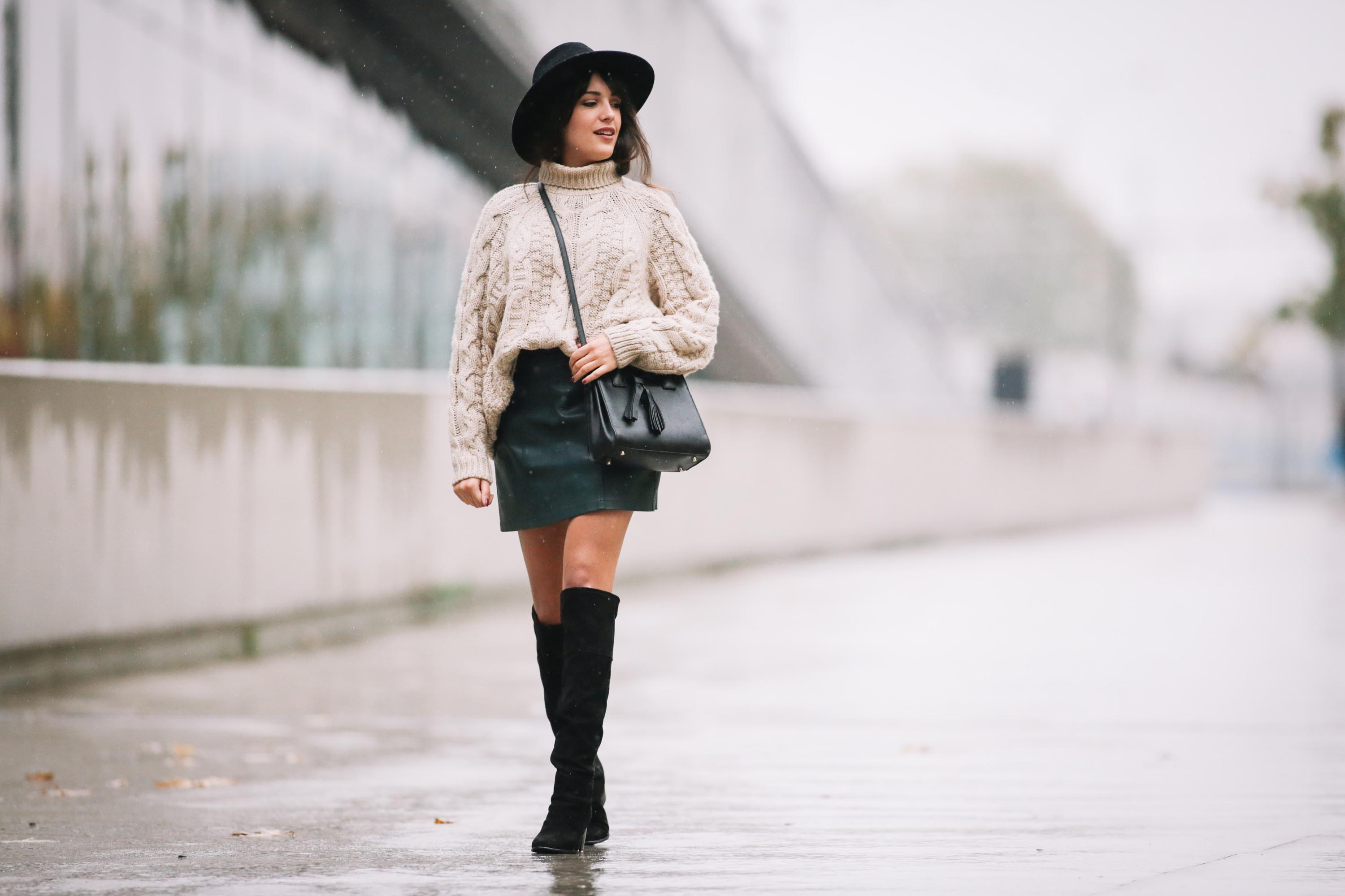 Sarah Benziane street fashion in Paris