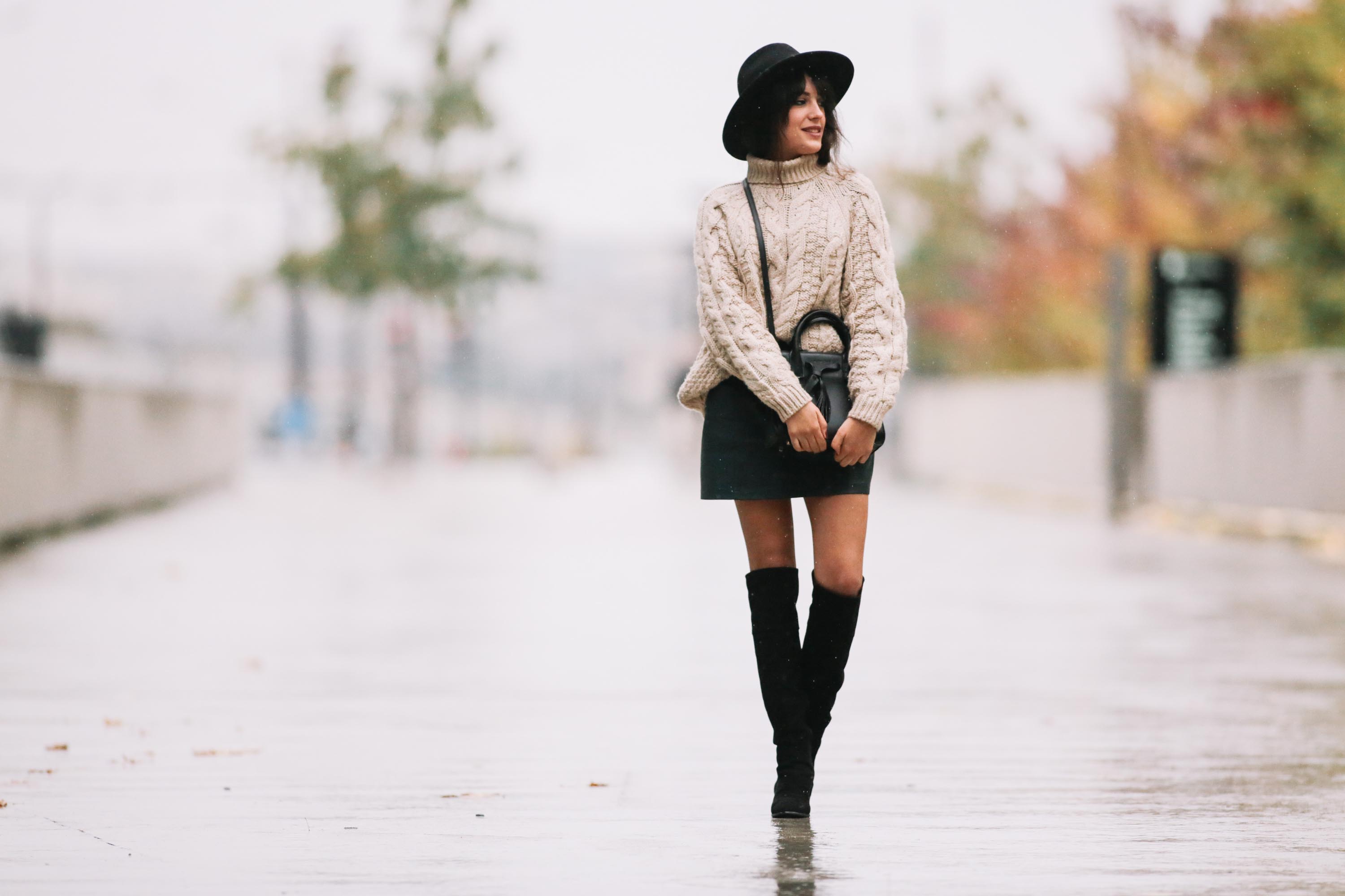 Sarah Benziane street fashion in Paris