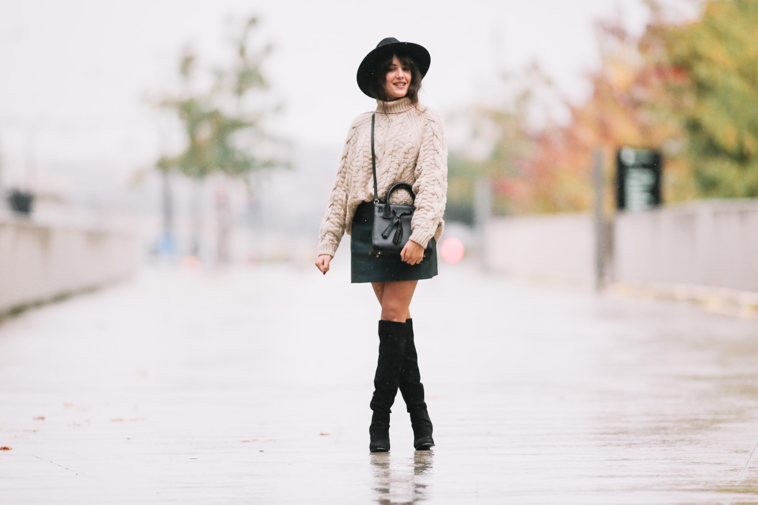 Sarah Benziane street fashion in Paris