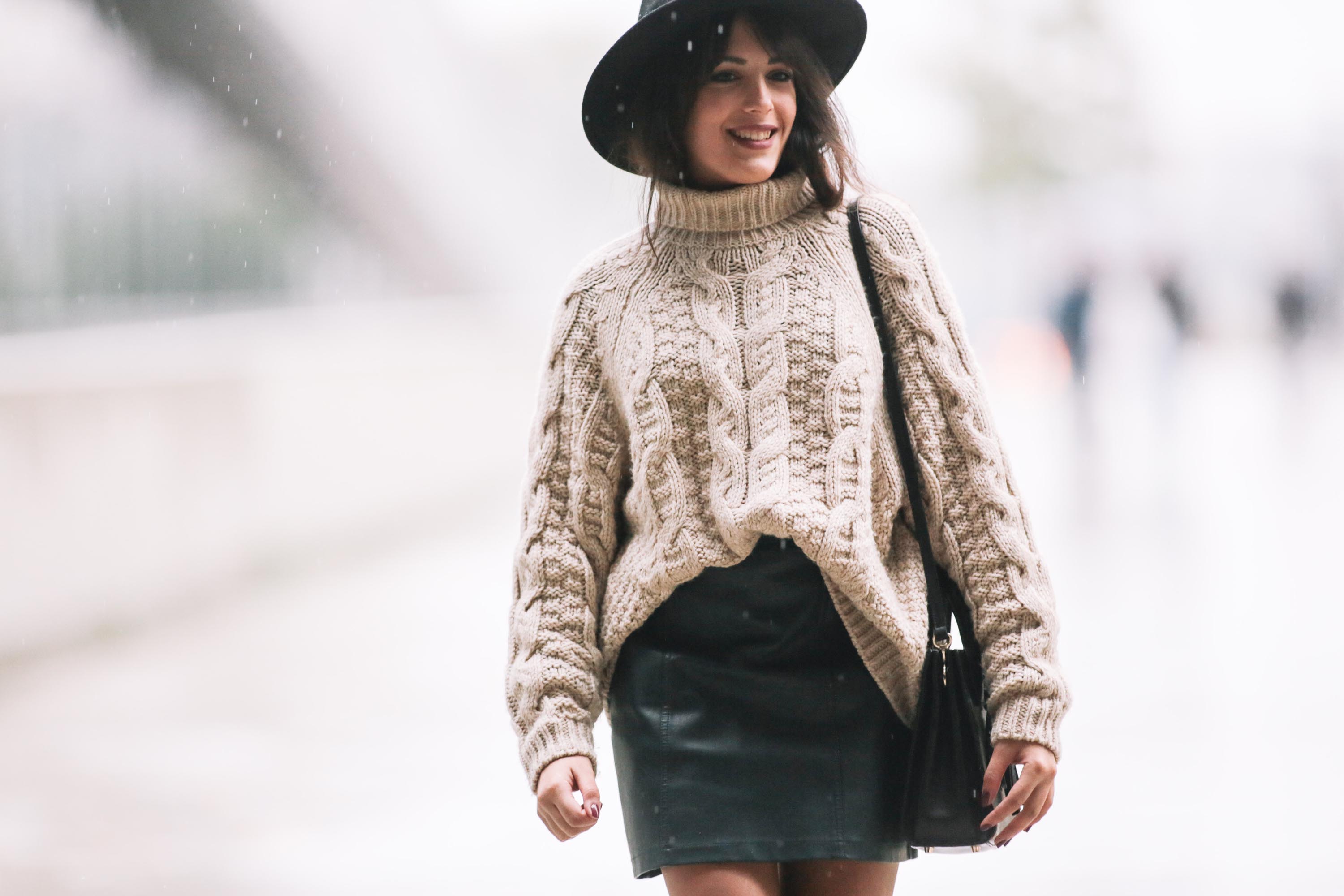 Sarah Benziane street fashion in Paris