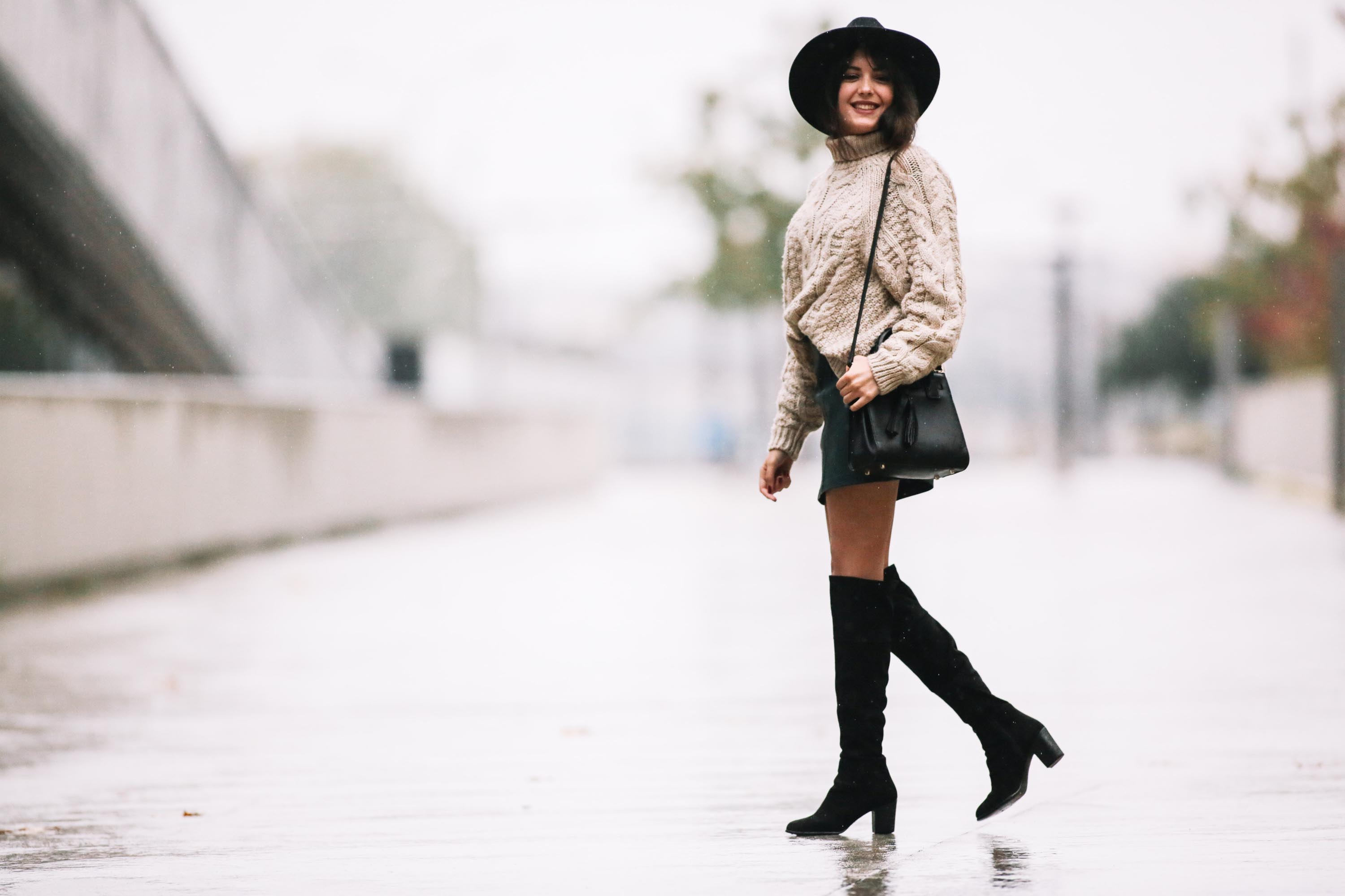 Sarah Benziane street fashion in Paris