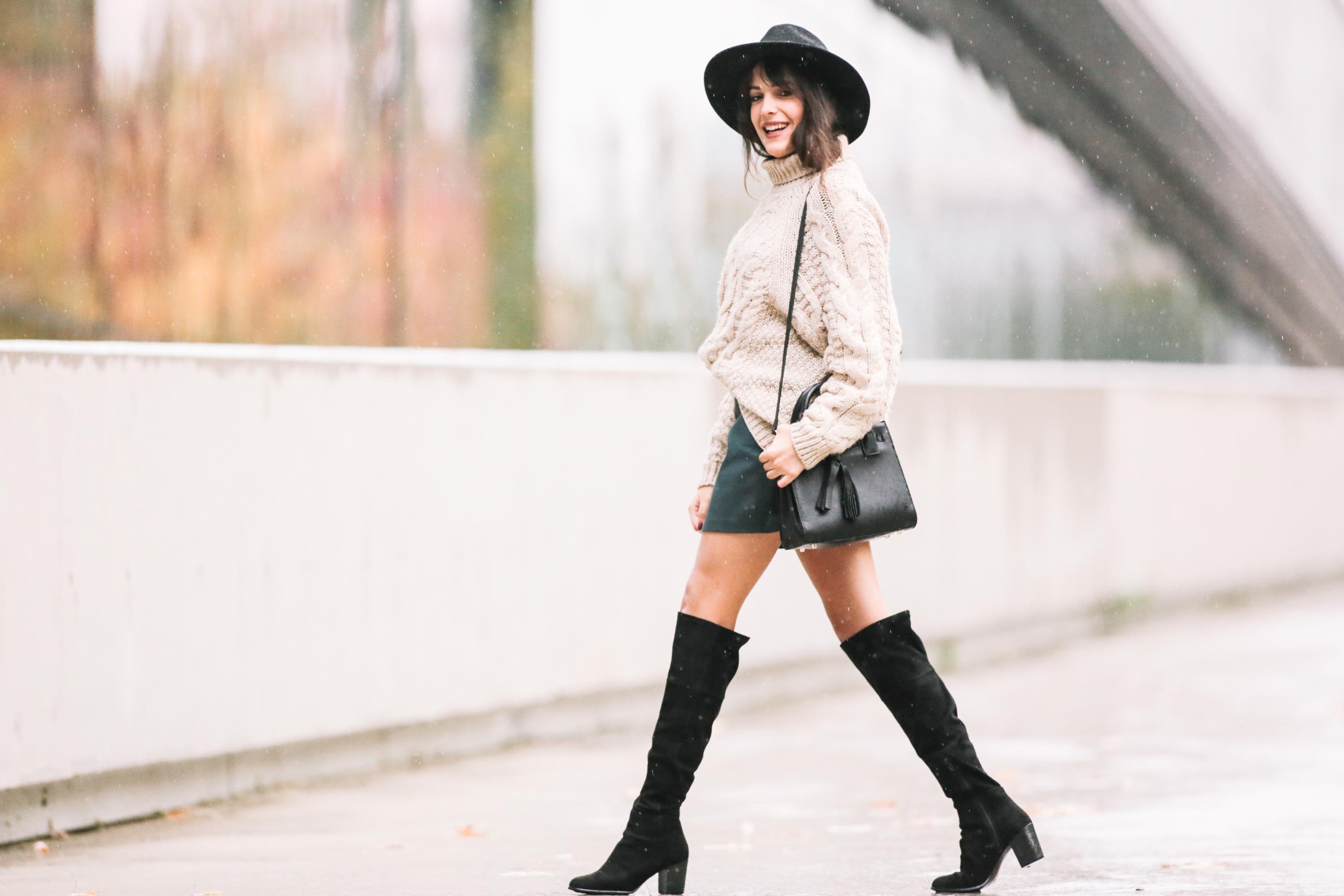 Sarah Benziane street fashion in Paris