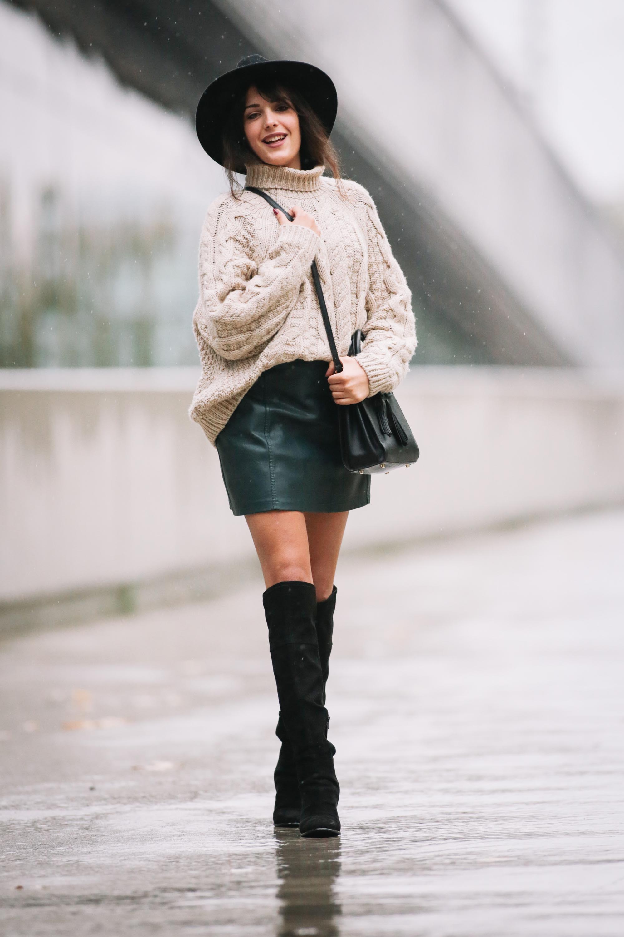 Sarah Benziane street fashion in Paris