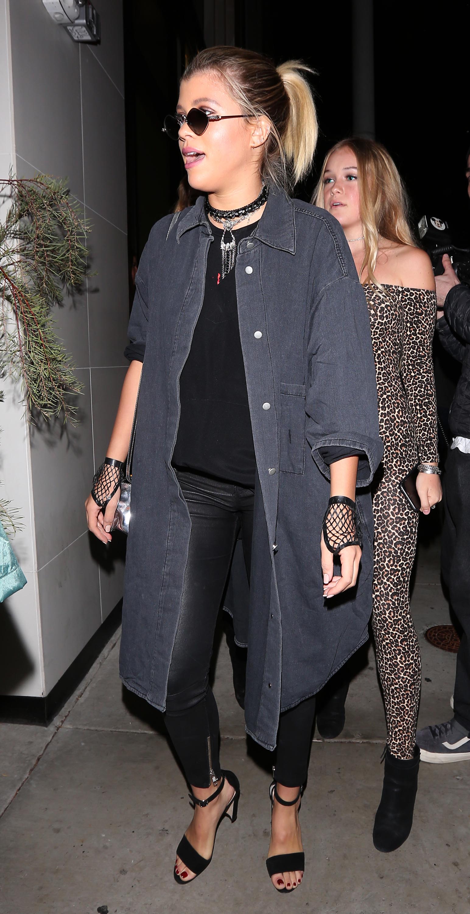 Sofia Richie at Catch restaurant