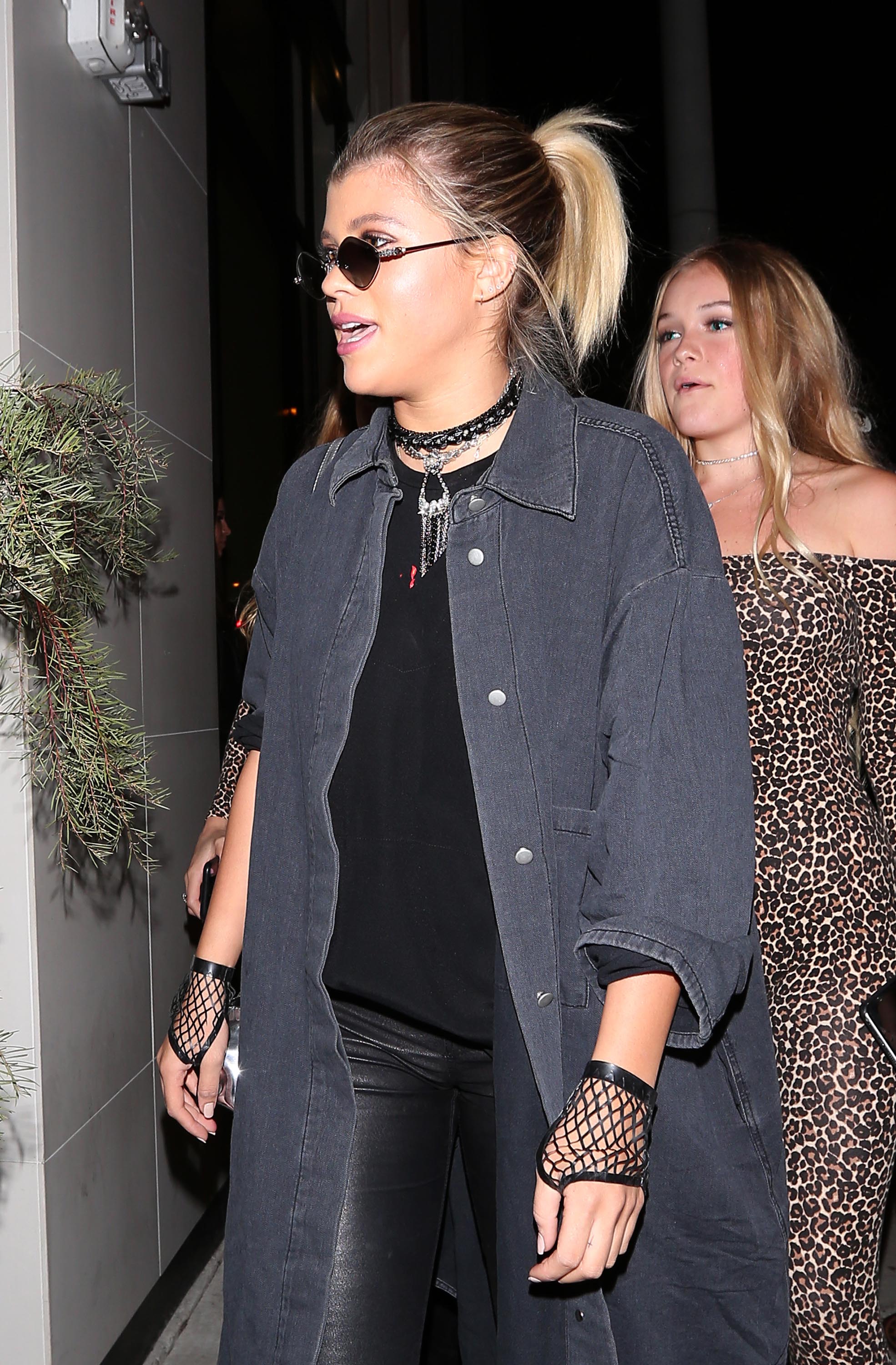 Sofia Richie at Catch restaurant