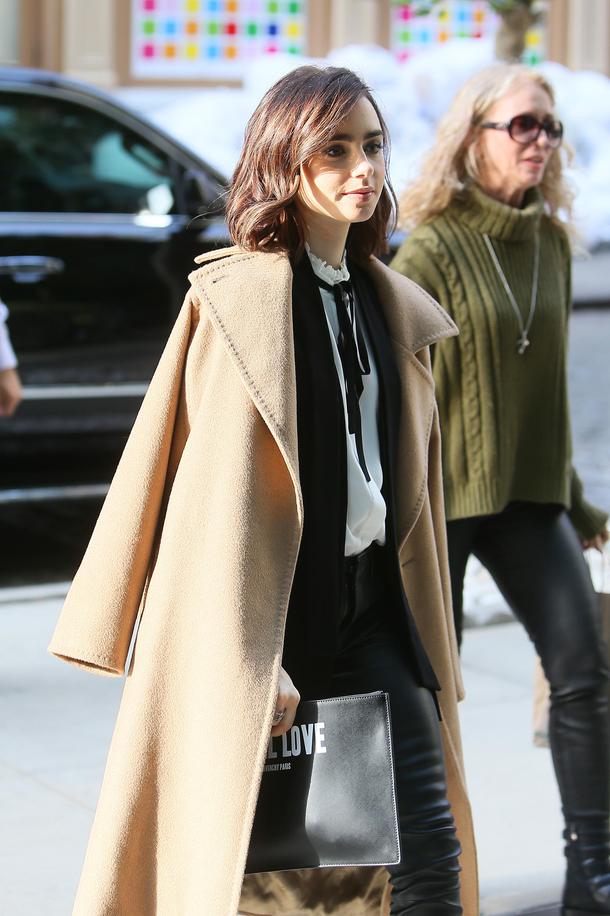 Lily Collins out and about in New York City