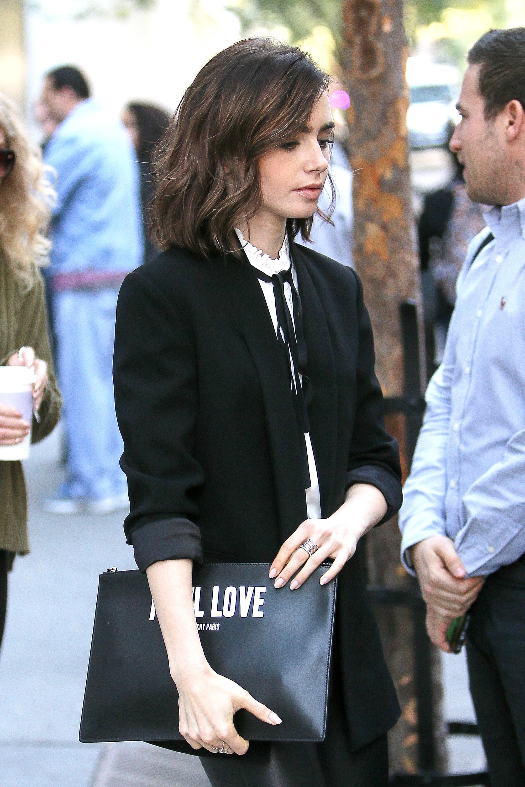 Lily Collins out and about in New York City